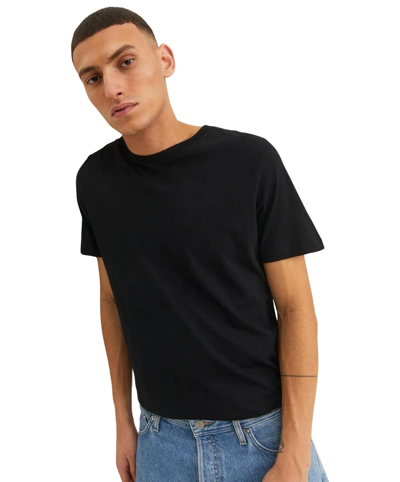 Jack & Jones T-Shirt Organic Basic Tee in Black