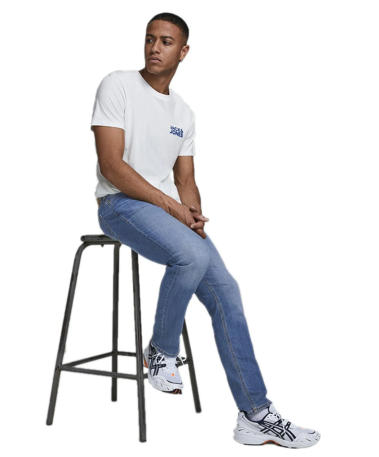 Jack & Jones Slim Fit Jeans Glenn Fox in Blue Denim