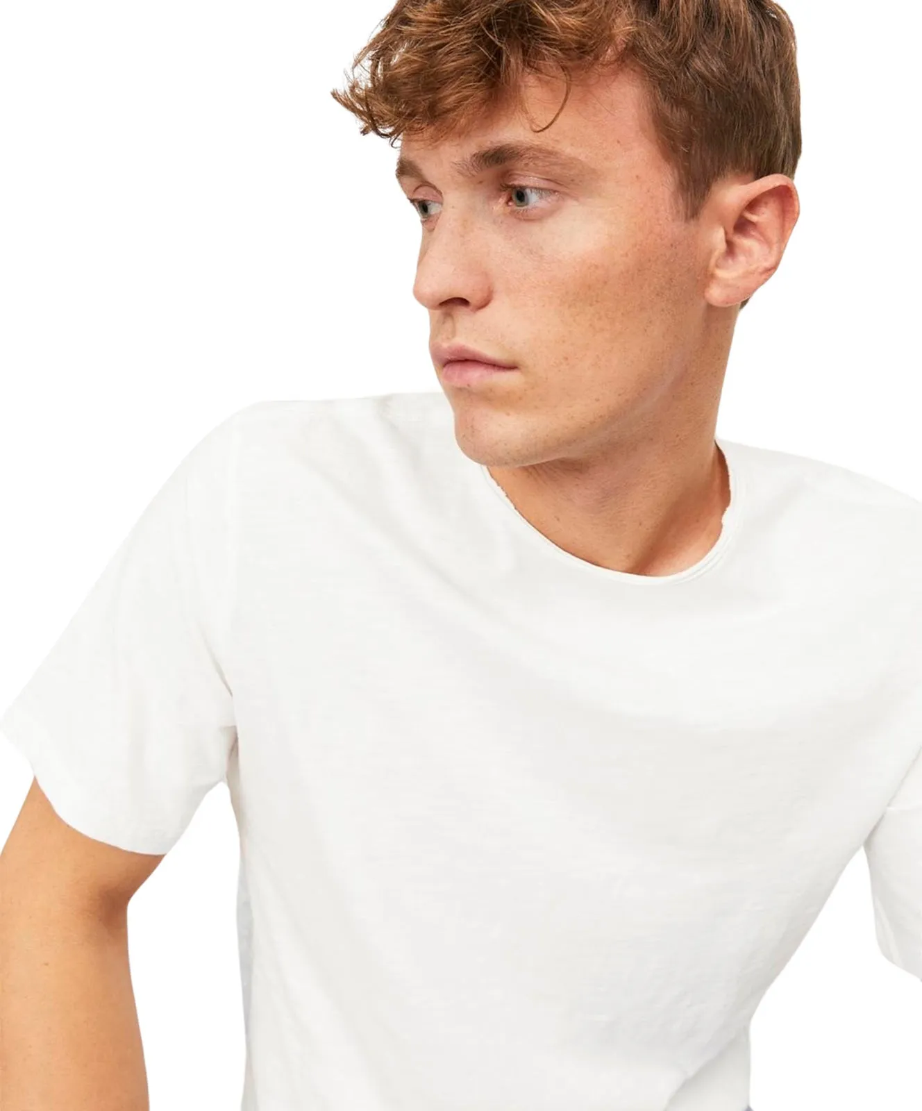 Jack & Jones T-Shirt Basher Tee in Cloud Dancer