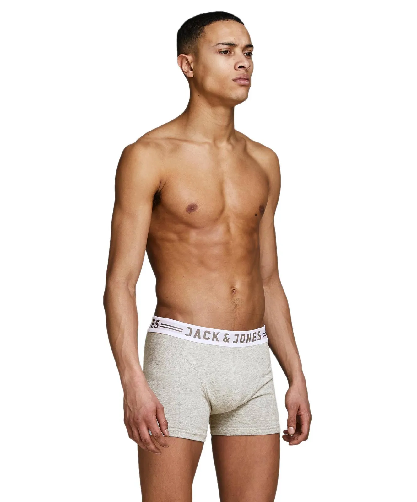 Jack & Jones Boxershorts Mehrfarbig mit elastischem Bund im 3er-Pack