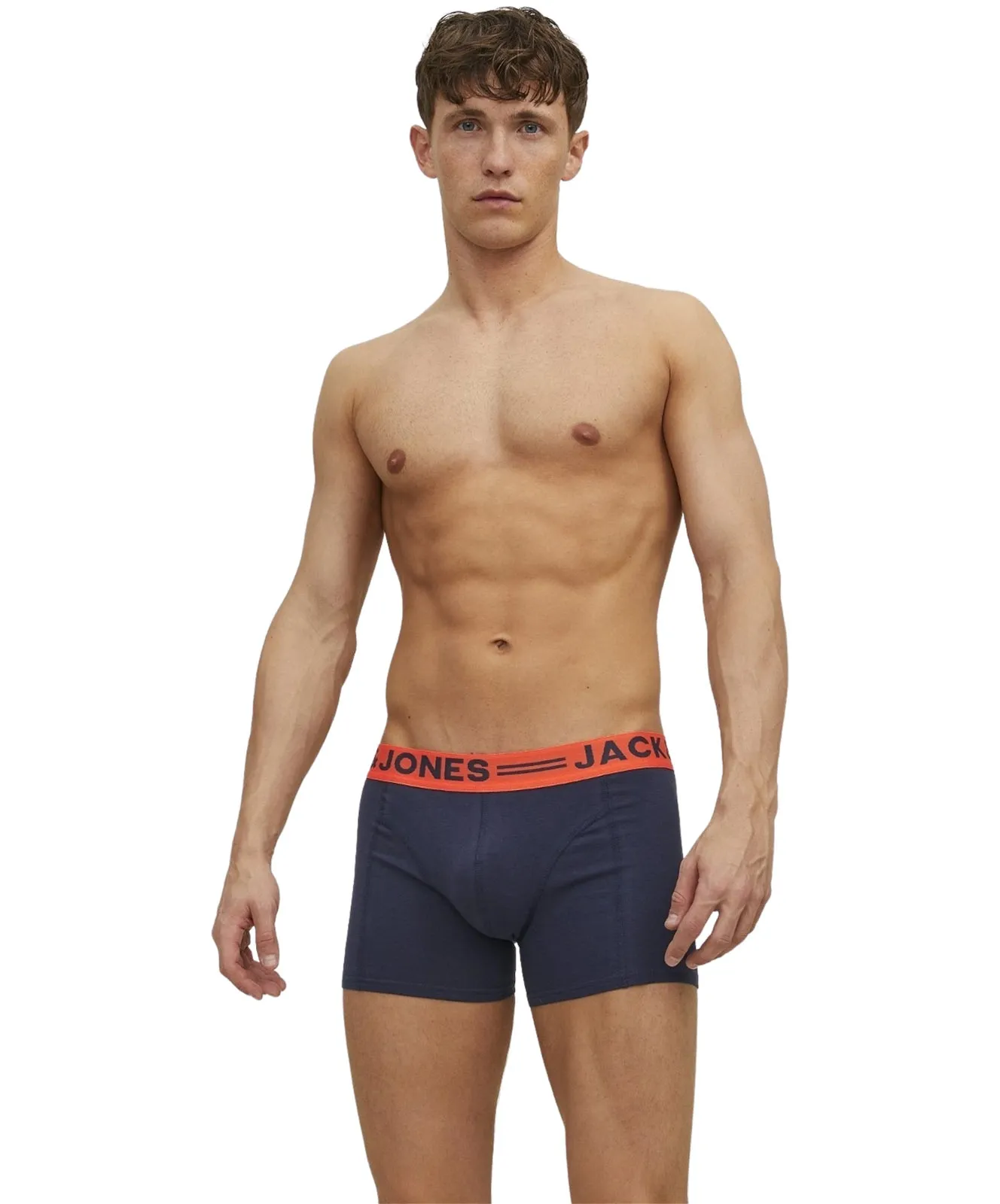 Jack & Jones Boxershorts Lichfield im 3er Pack mit Kontrastbund