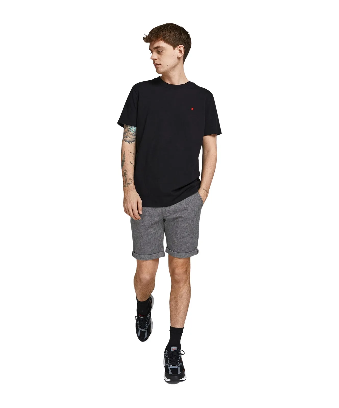 Jack & Jones Chino Shorts Fury in grauer Färbung
