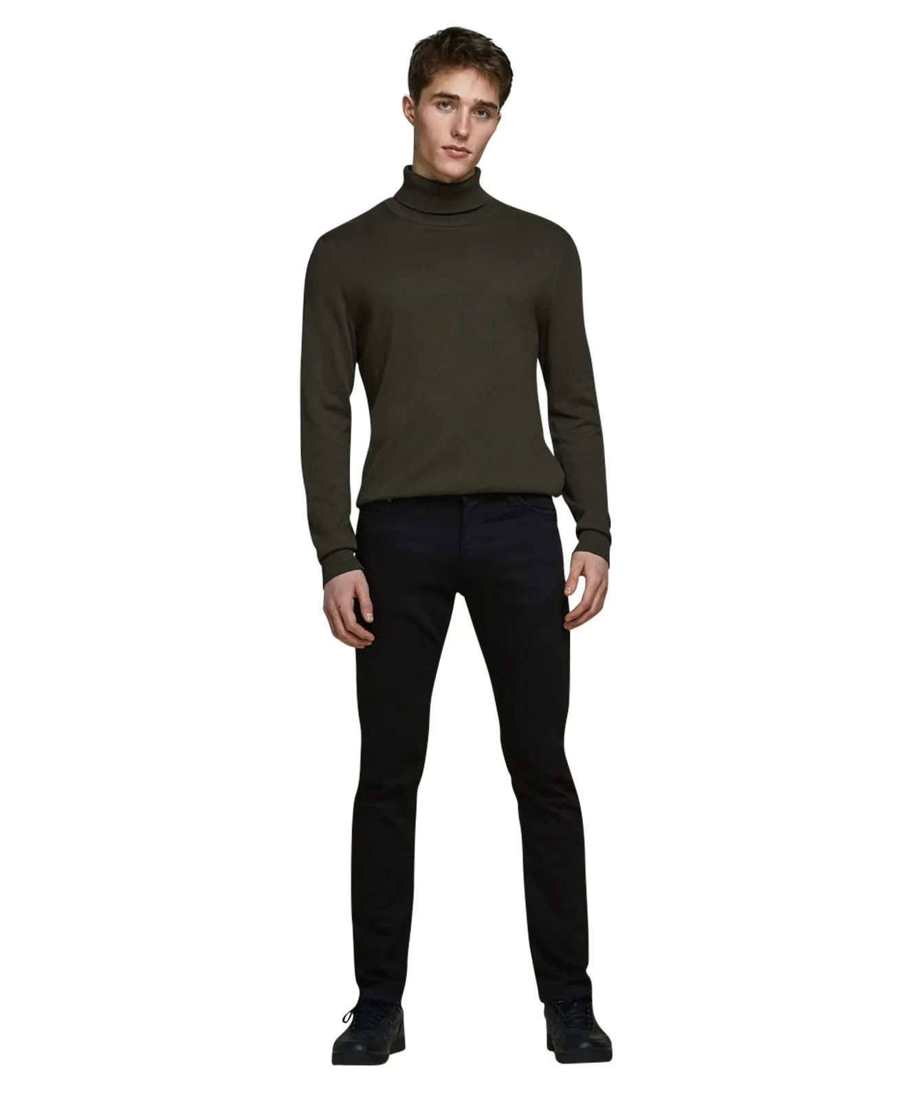 Jack & Jones Slim Fit Jeans Glenn Felix in Black Denim