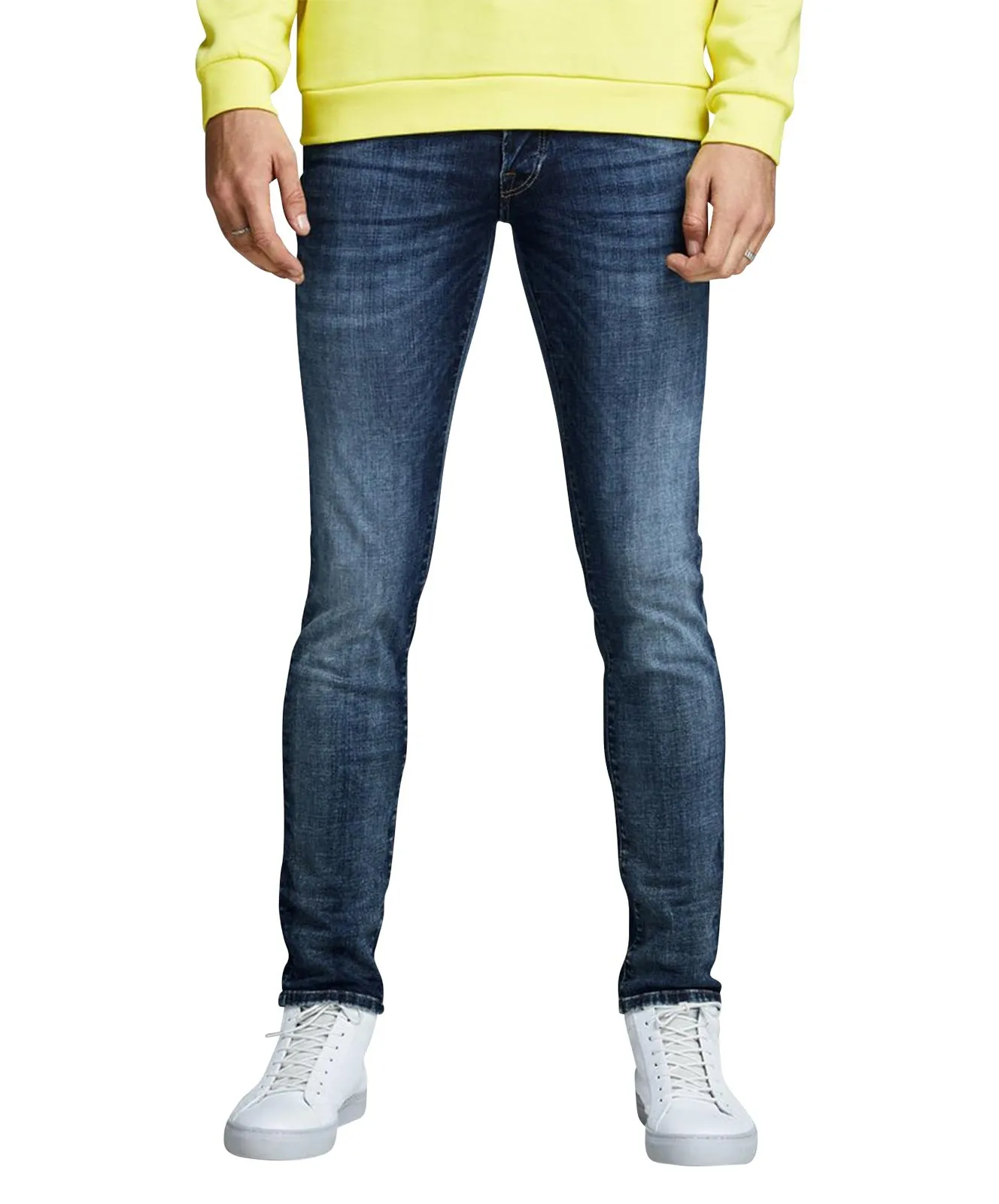 Jack & Jones Slim Fit Jeans Glenn Original in Blue Denim