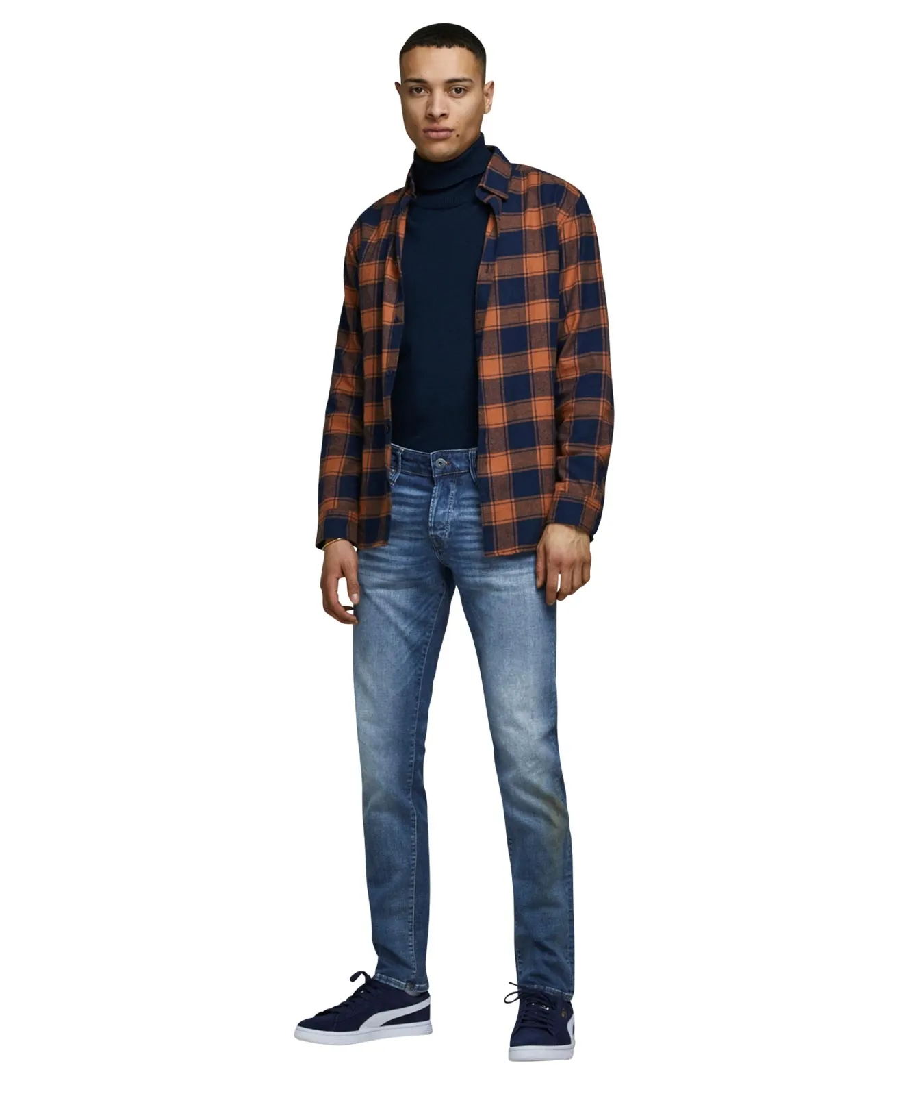 Jack & Jones Slim Fit Jeans Glenn Felix in Blue Denim