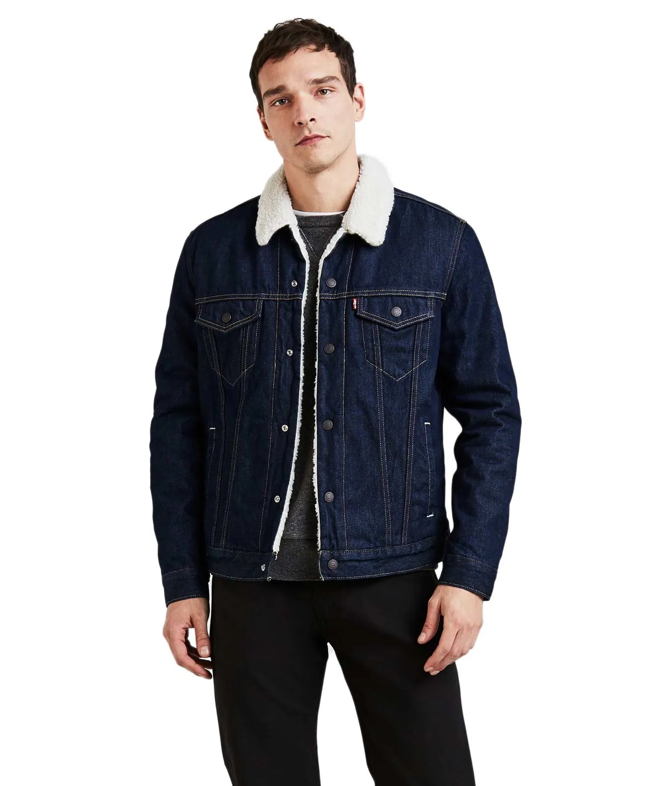 Levis Jeansjacke Sherpa Trucker in Rockridge