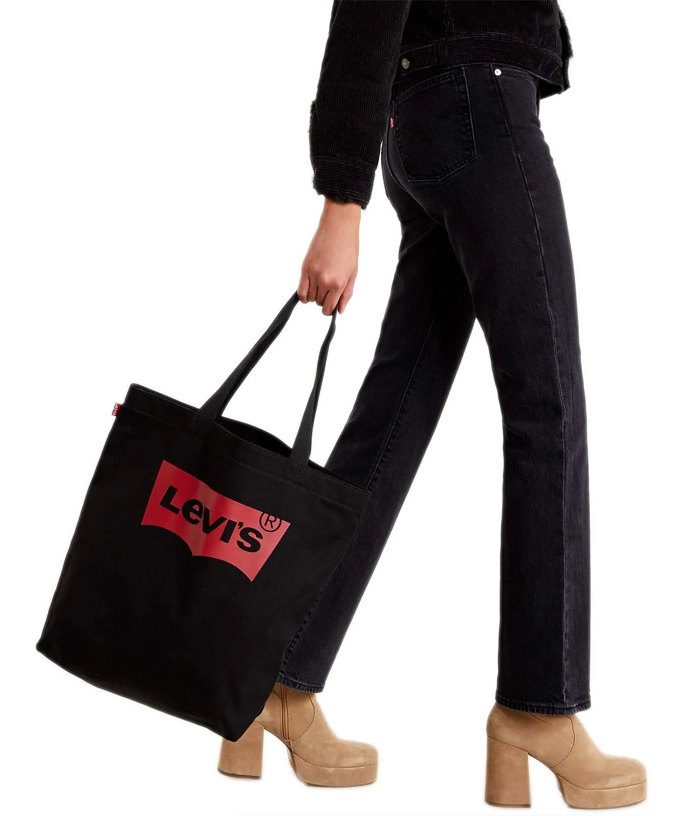 Levis Einkaufstasche Damen in Regular Black