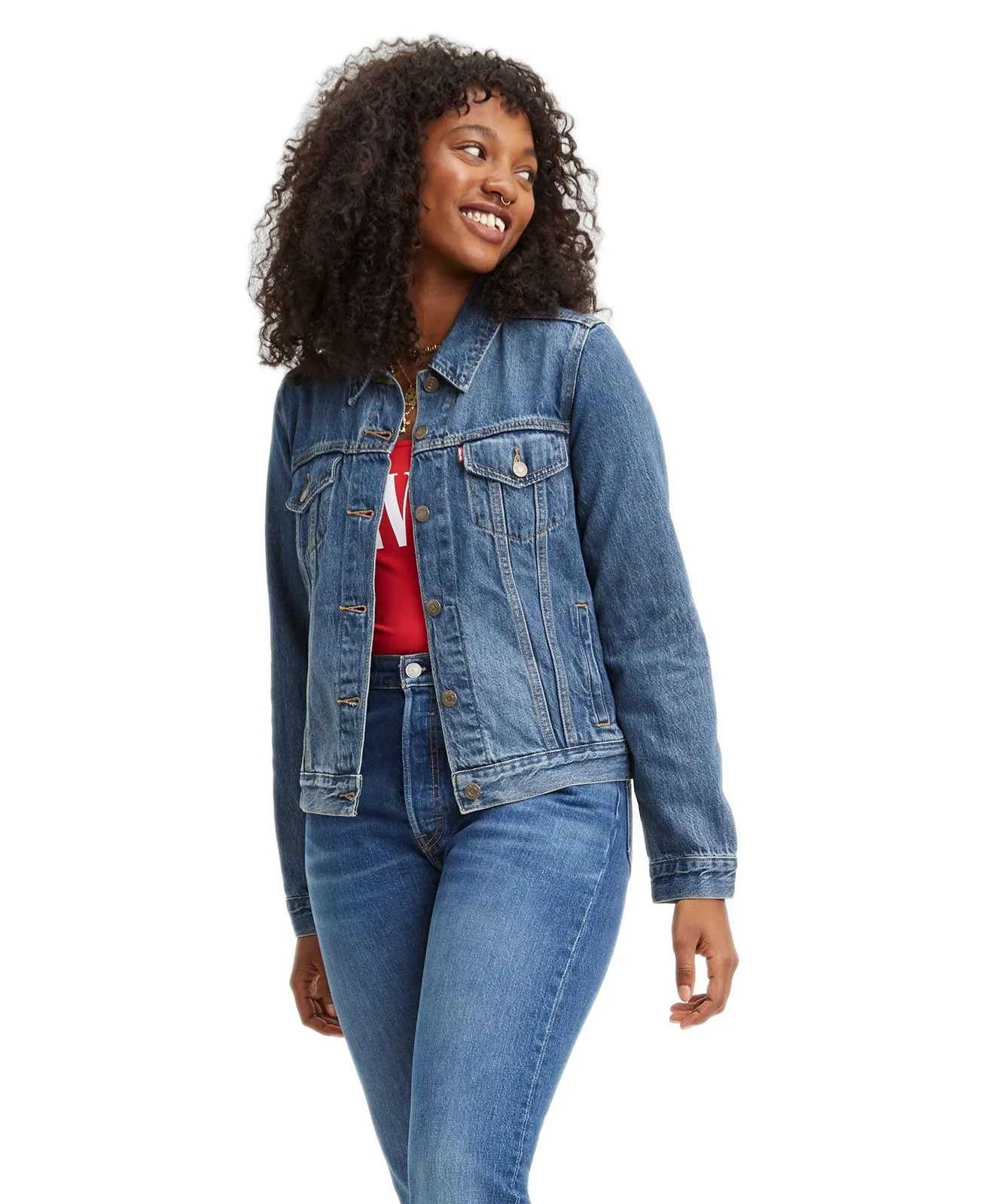 Levis Jeansjacke Original Trucker in Soft As Butter Dark