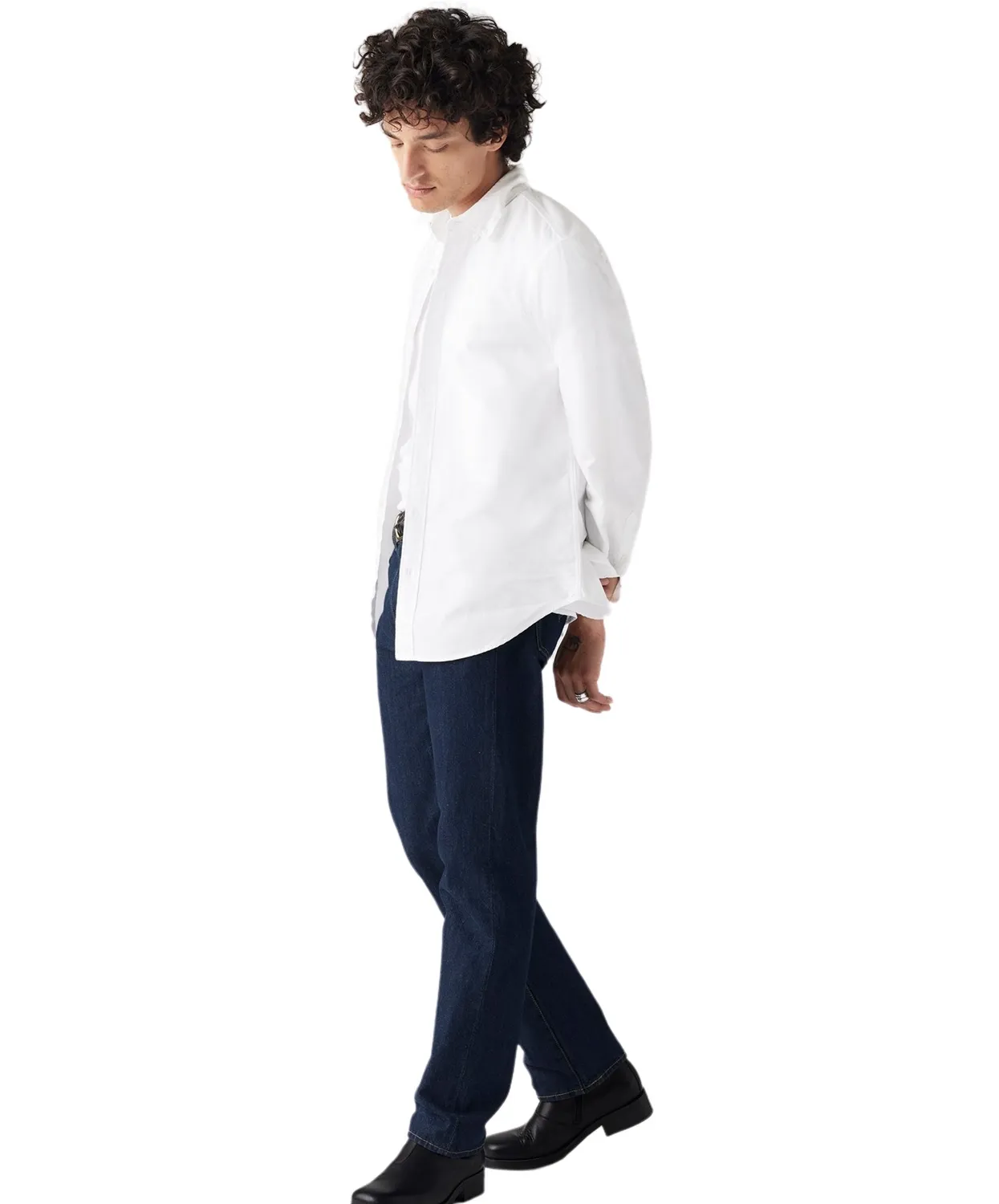 Levis Straight Jeans 501 Original in Onewash