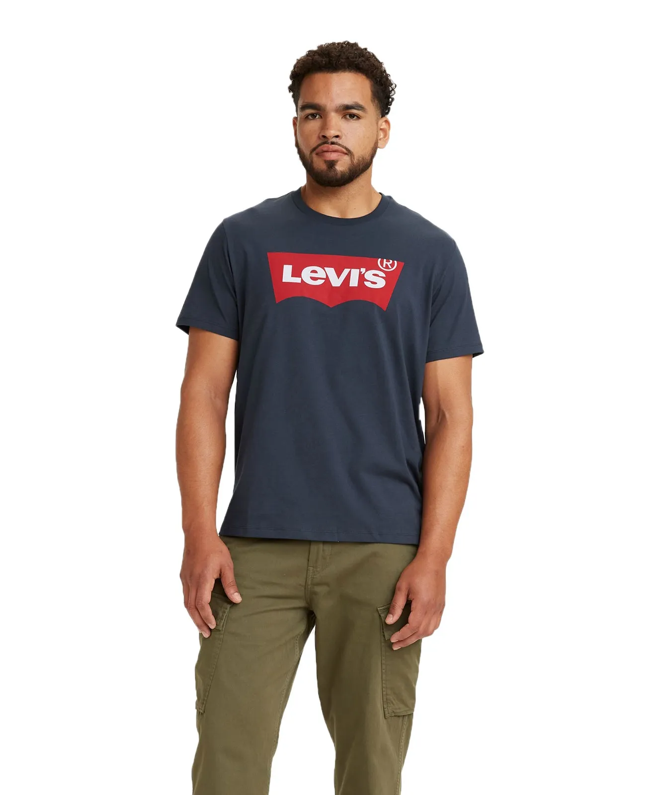 Levis Logoshirt Batwing Tee in Dress Blues