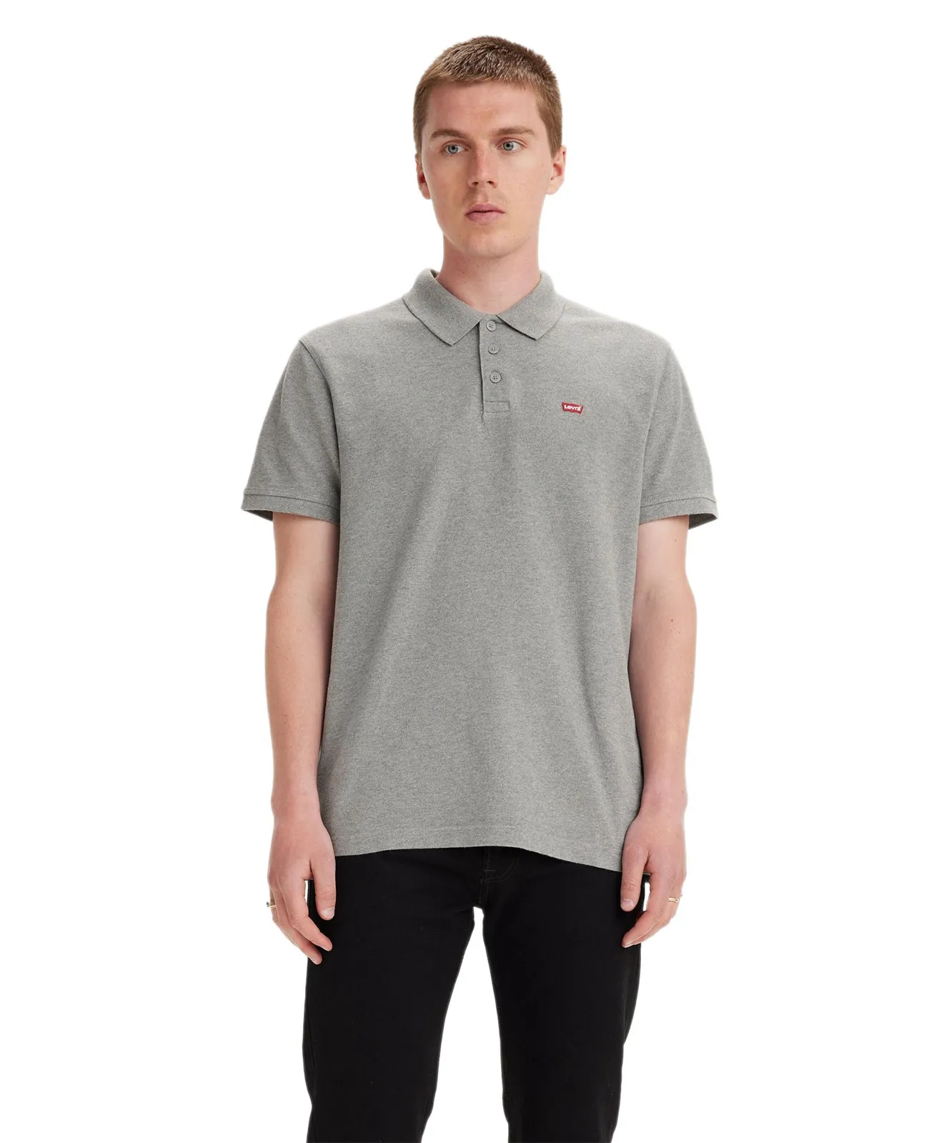Levis Poloshirt Housemark Polo in Medium Grey Heather X
