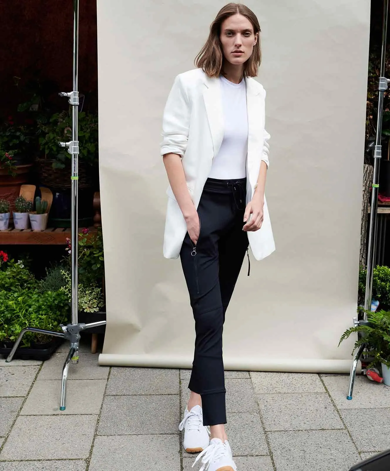 Mac Future - Jogginghose mit langer Reißverschlusstasche  