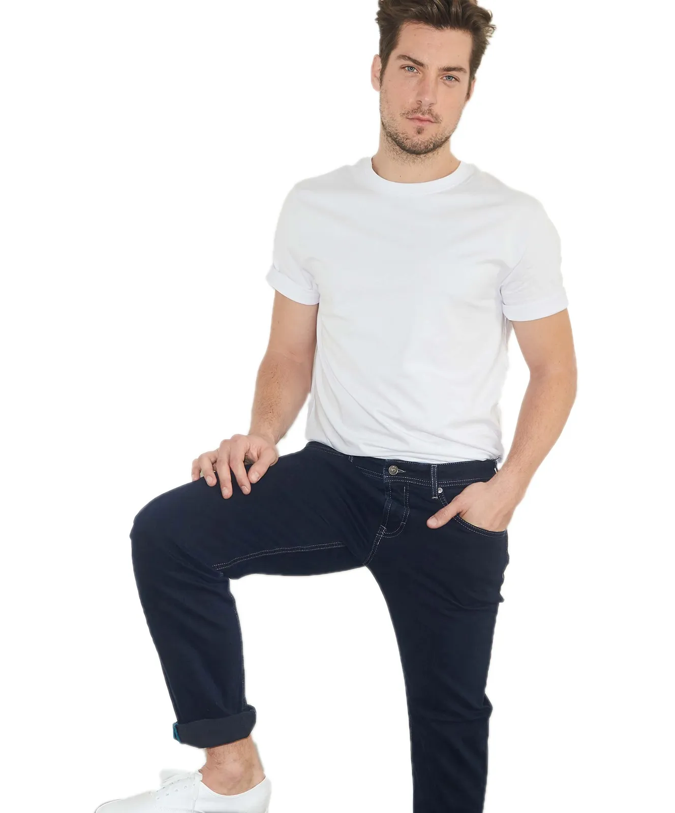 Mac Jeans Ben - dunkelblaue Regular-fit-Jeans