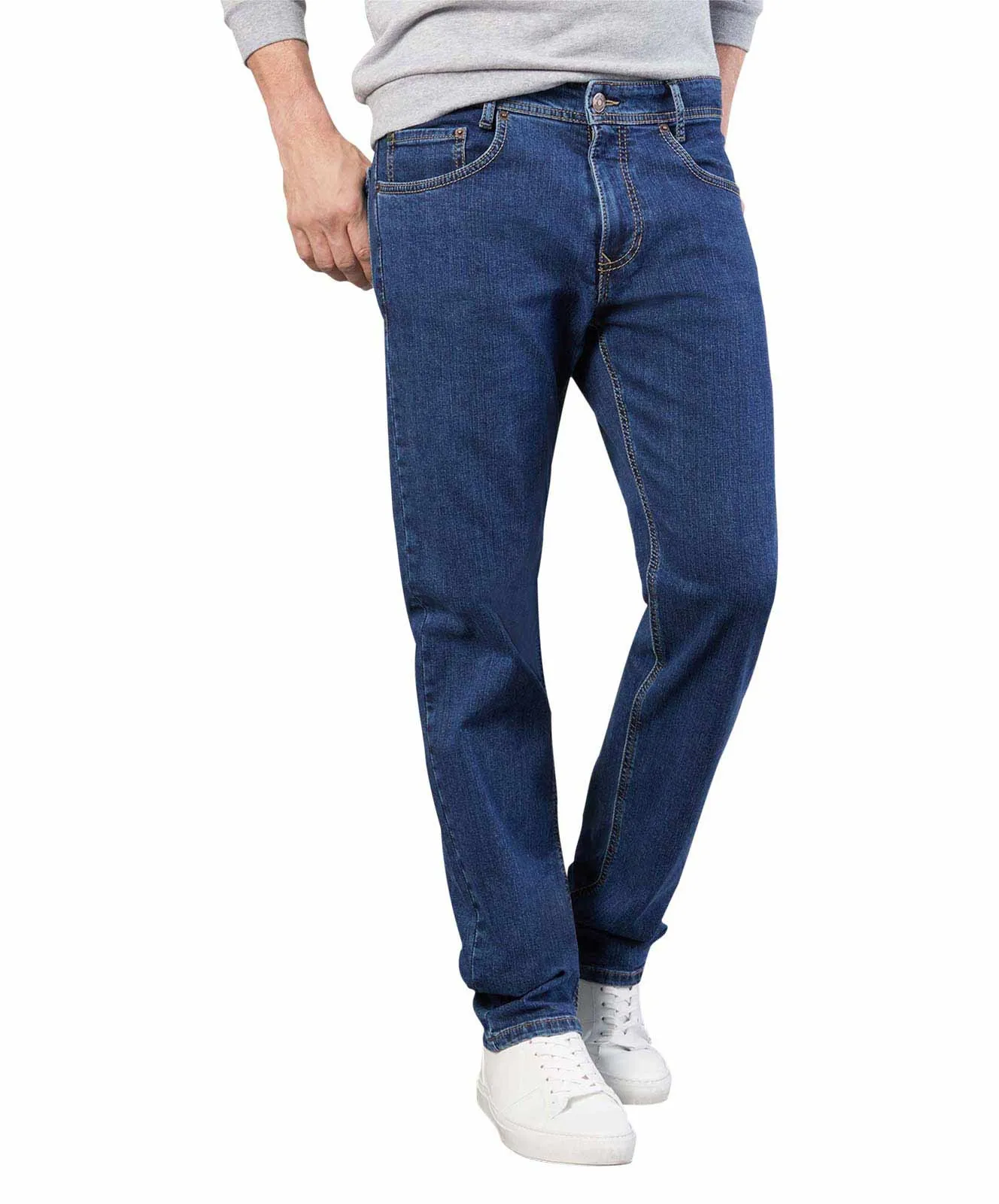 MAC Straight Jeans Arne in Blue Light Used
