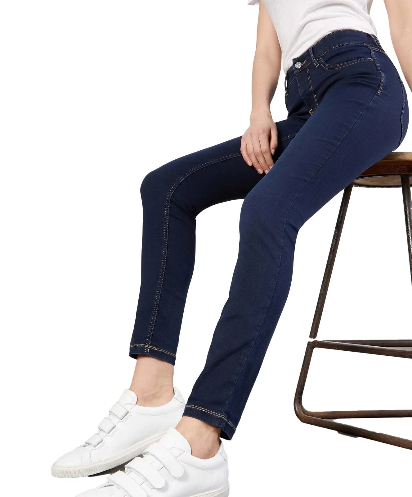 MAC Röhrejeans Dream Skinny in Dark Used