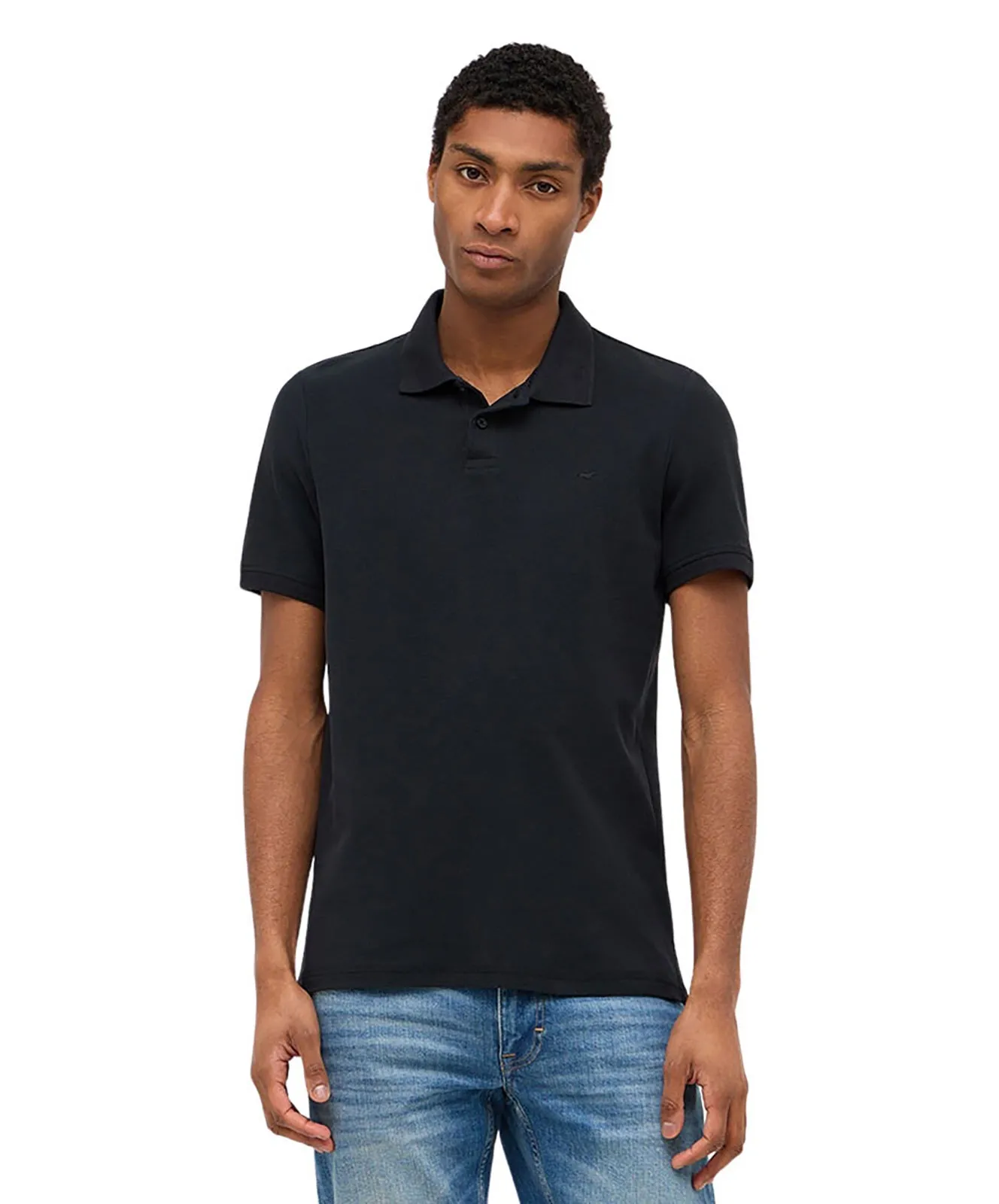 Mustang Poloshirt Polo Shirt in Black