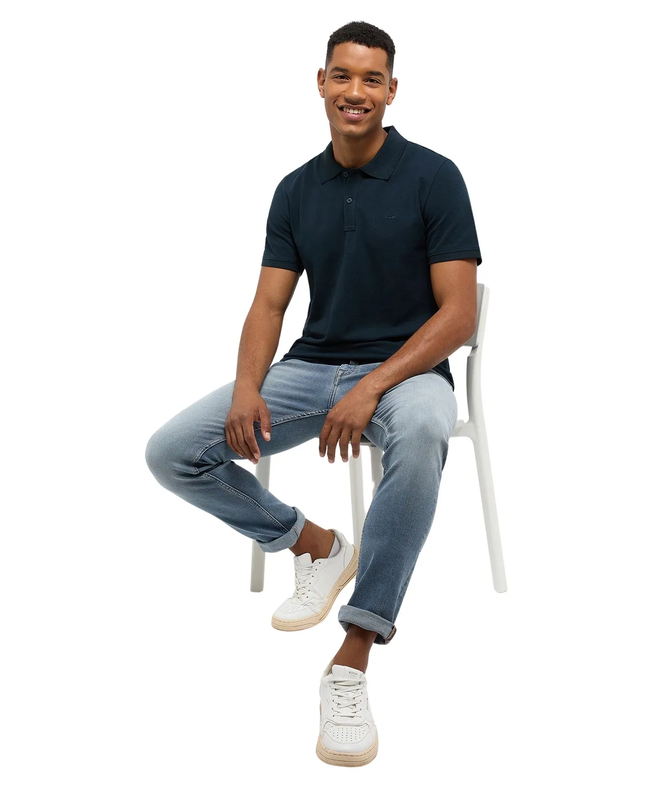 Mustang Poloshirt Polo Shirt in Carbon