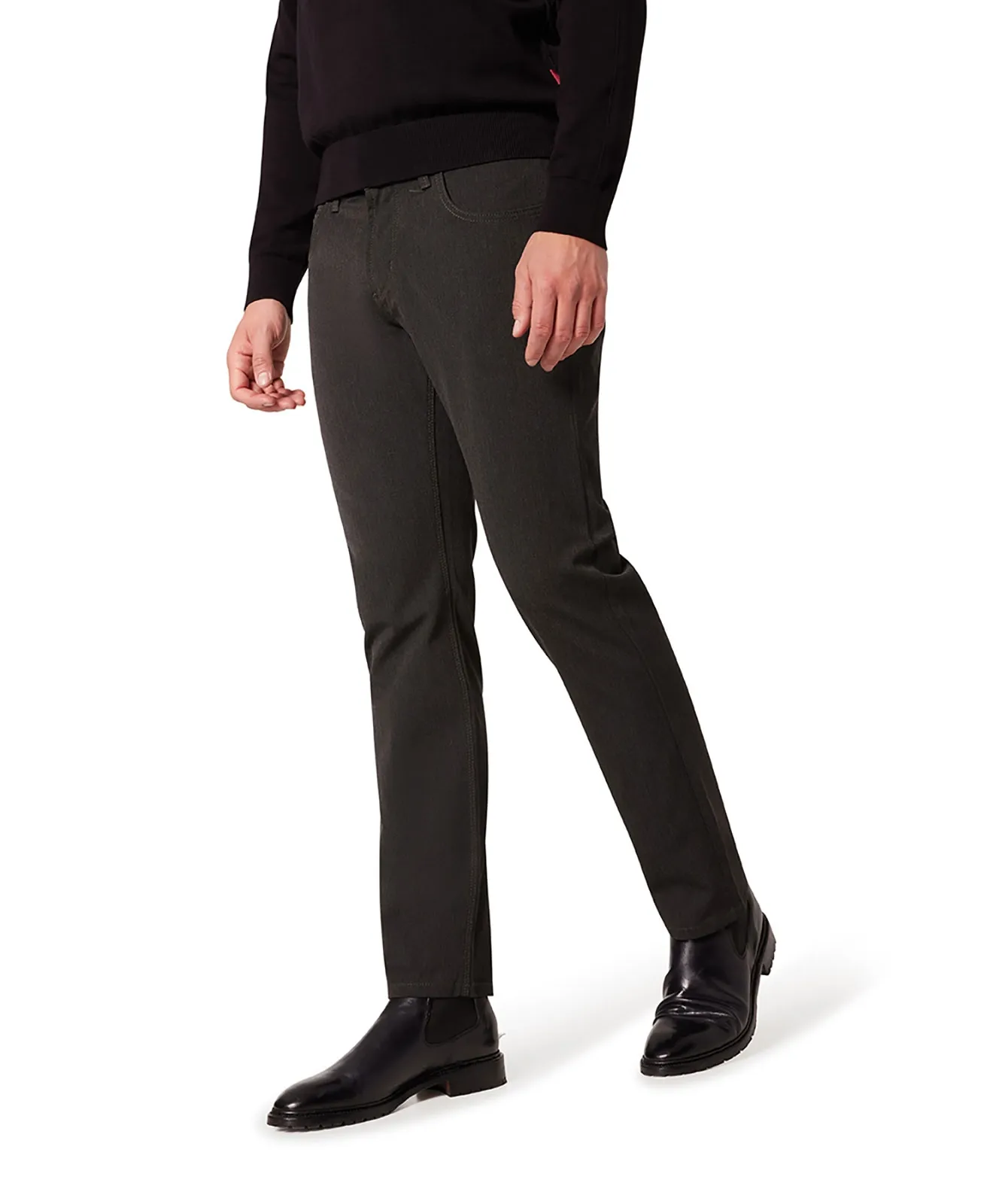 Pioneer Stoffhose Rando 1680 in Dunkelgrau Melange