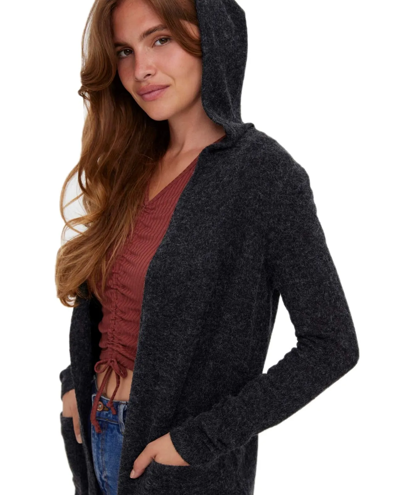 Vero Moda Strickjacke Doffy in Black
