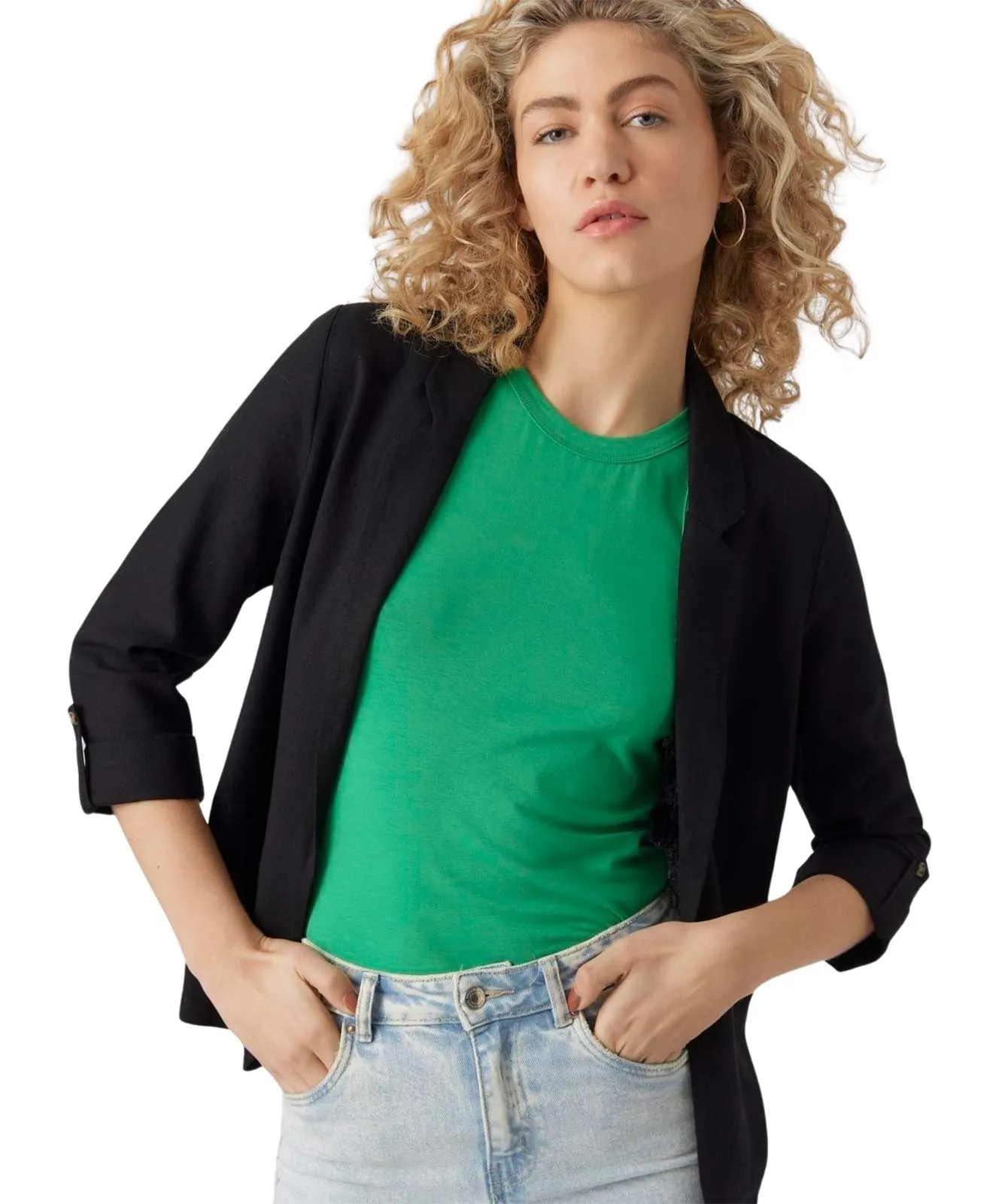 Vero Moda Blazer 3/4 Jesmiro in Black