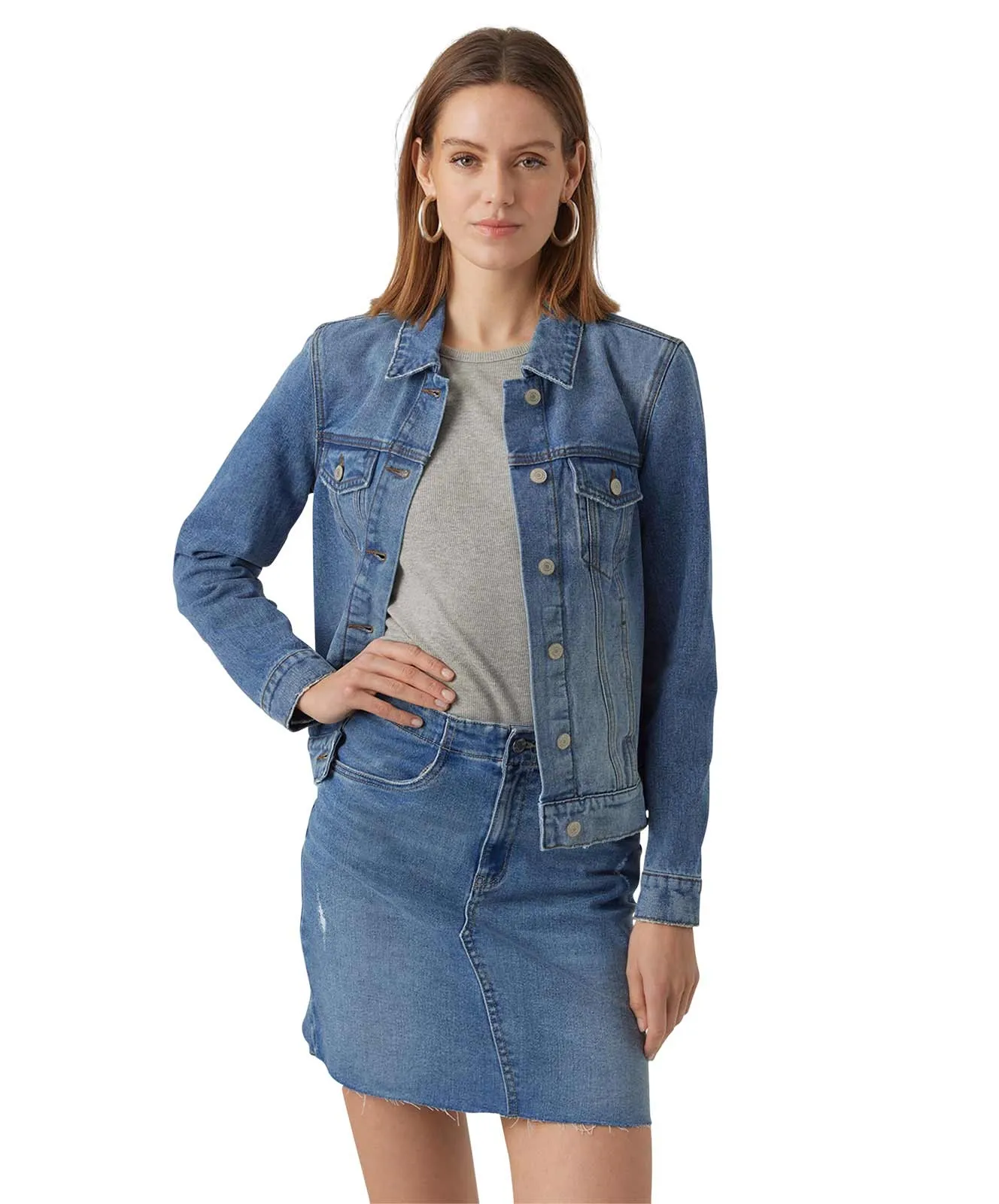 Vero Moda Jeansjacke Orica in Medium Blue Denim