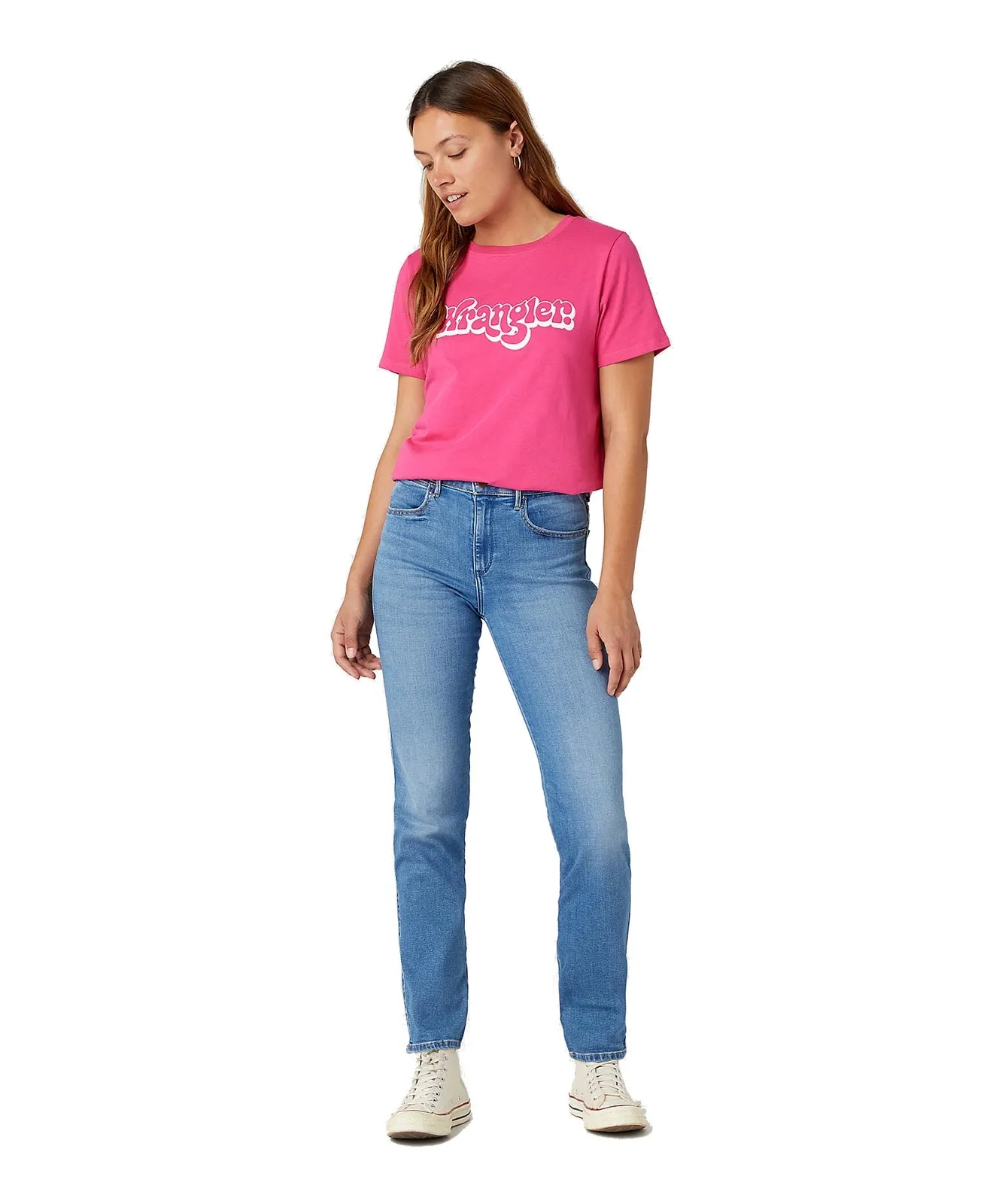 Wrangler Slim Fit Jeans Body Bespoke Slim in Pearl