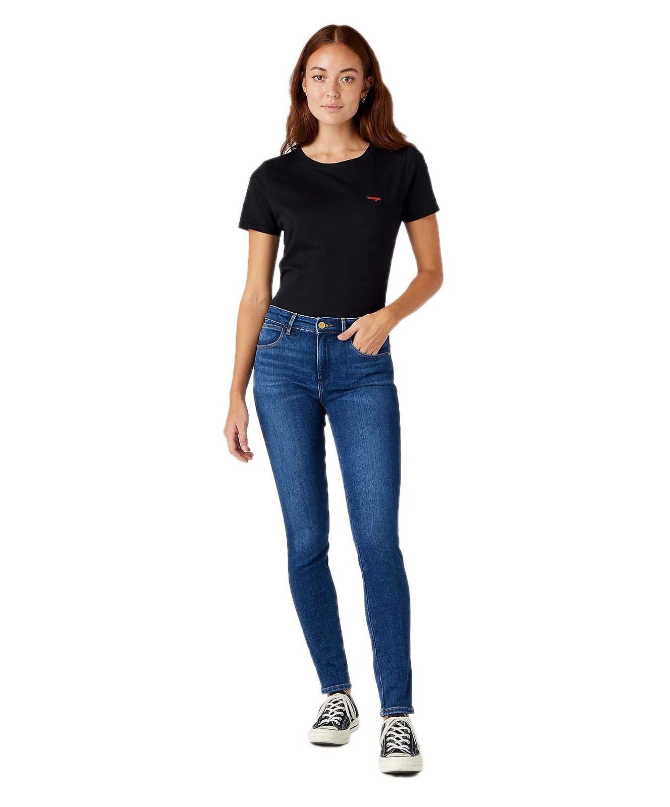 Wrangler Röhrejeans Skinny in Authentic Love