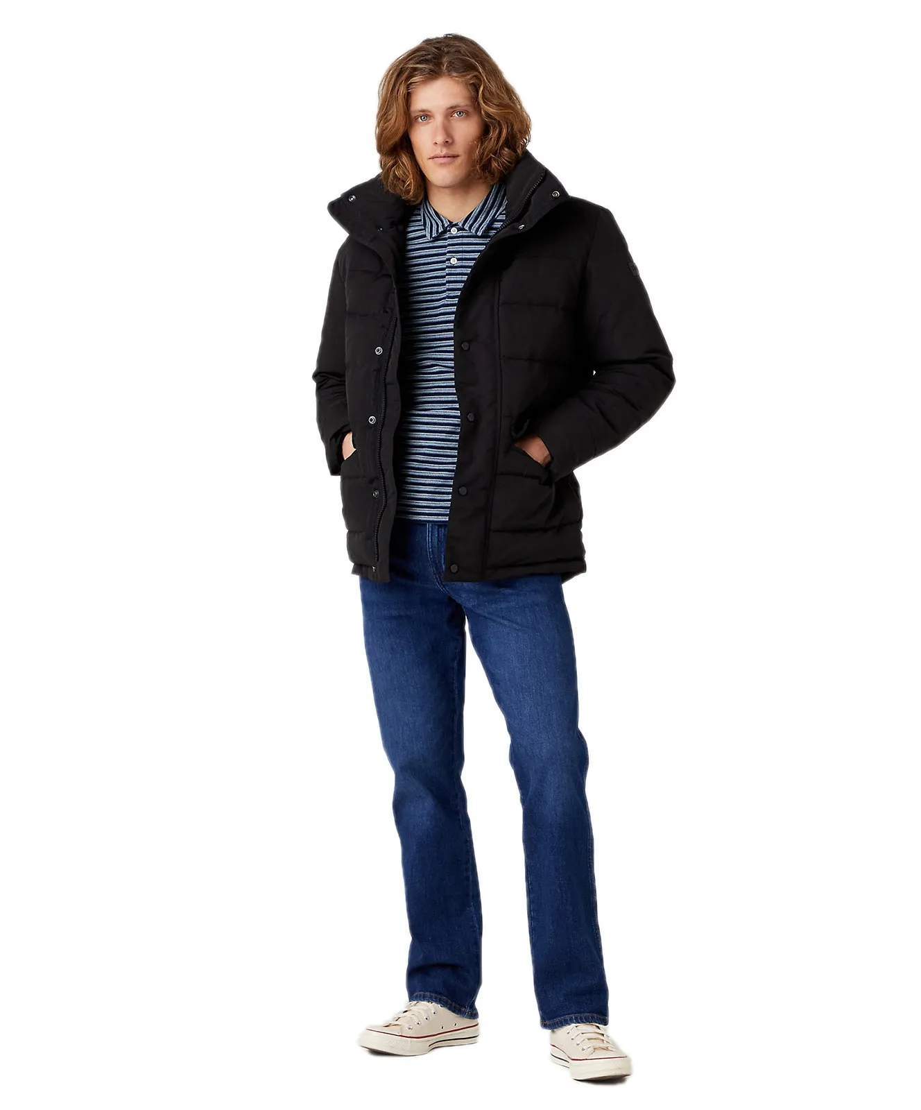 Wrangler Straight Jeans Texas Stretch in Dancing Water