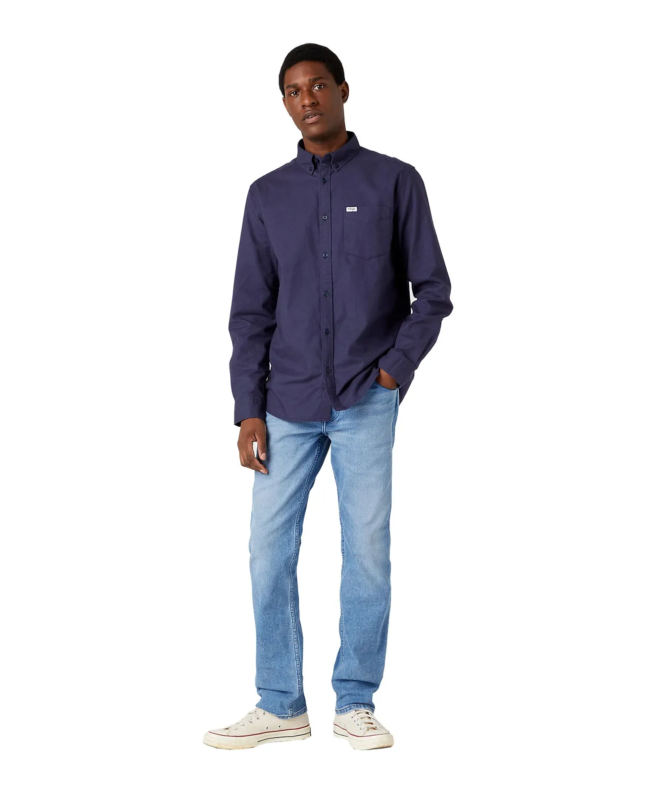 Wrangler Straight Jeans Greensboro in Cool Twist
