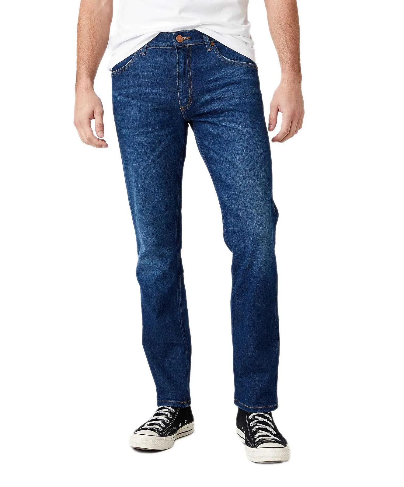 Wrangler Straight Jeans Greensboro in For Real