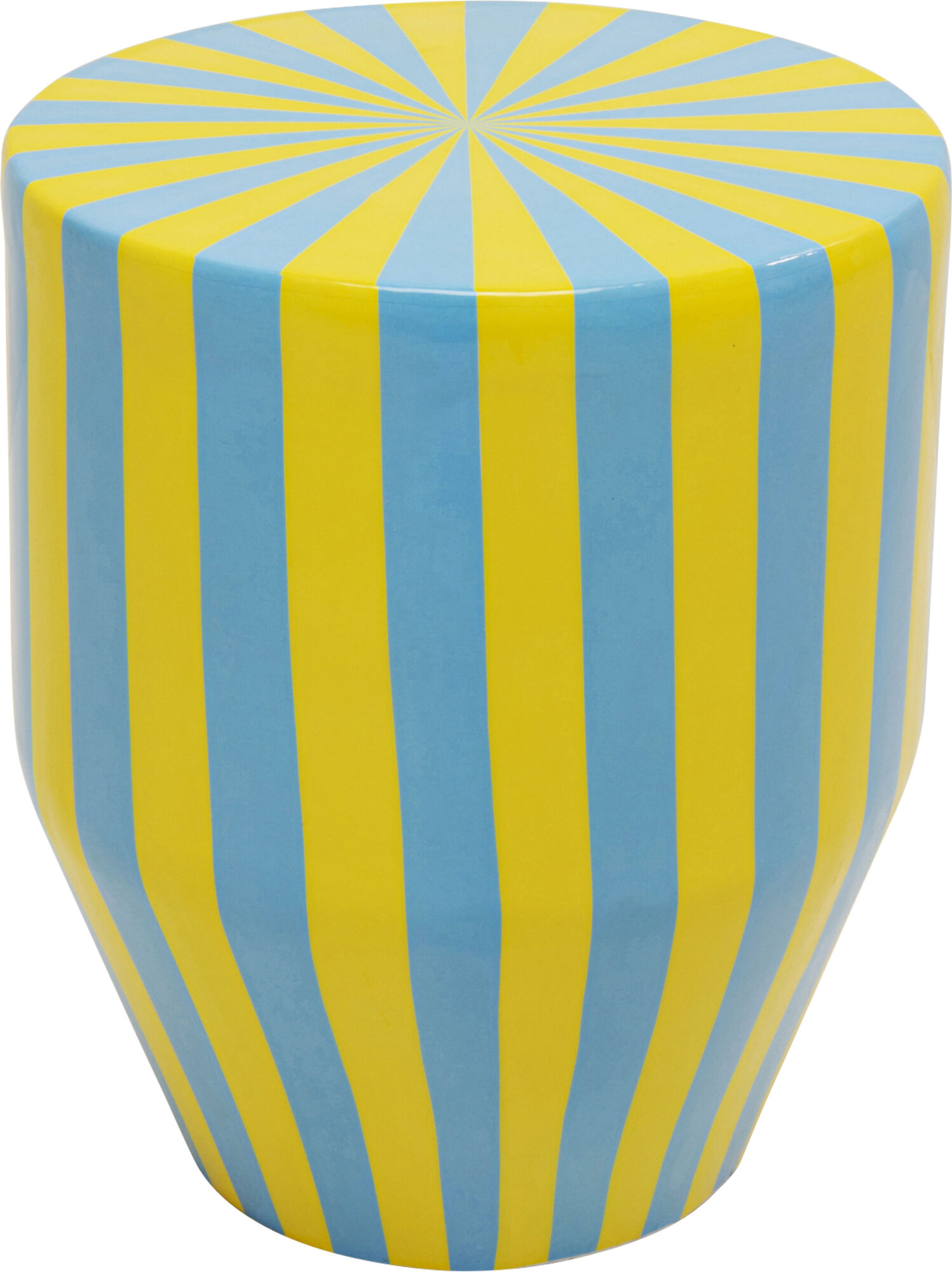 Beistelltisch Candy Stripes Blau Ø30cm