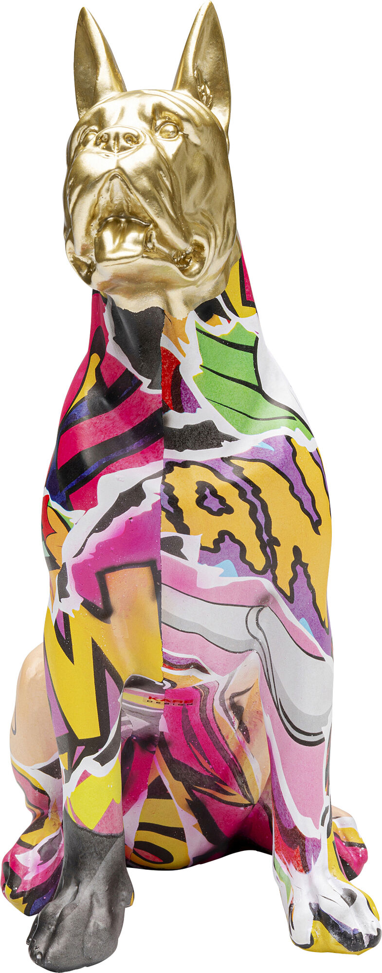Deko Figur Graffiti Dog 31cm
