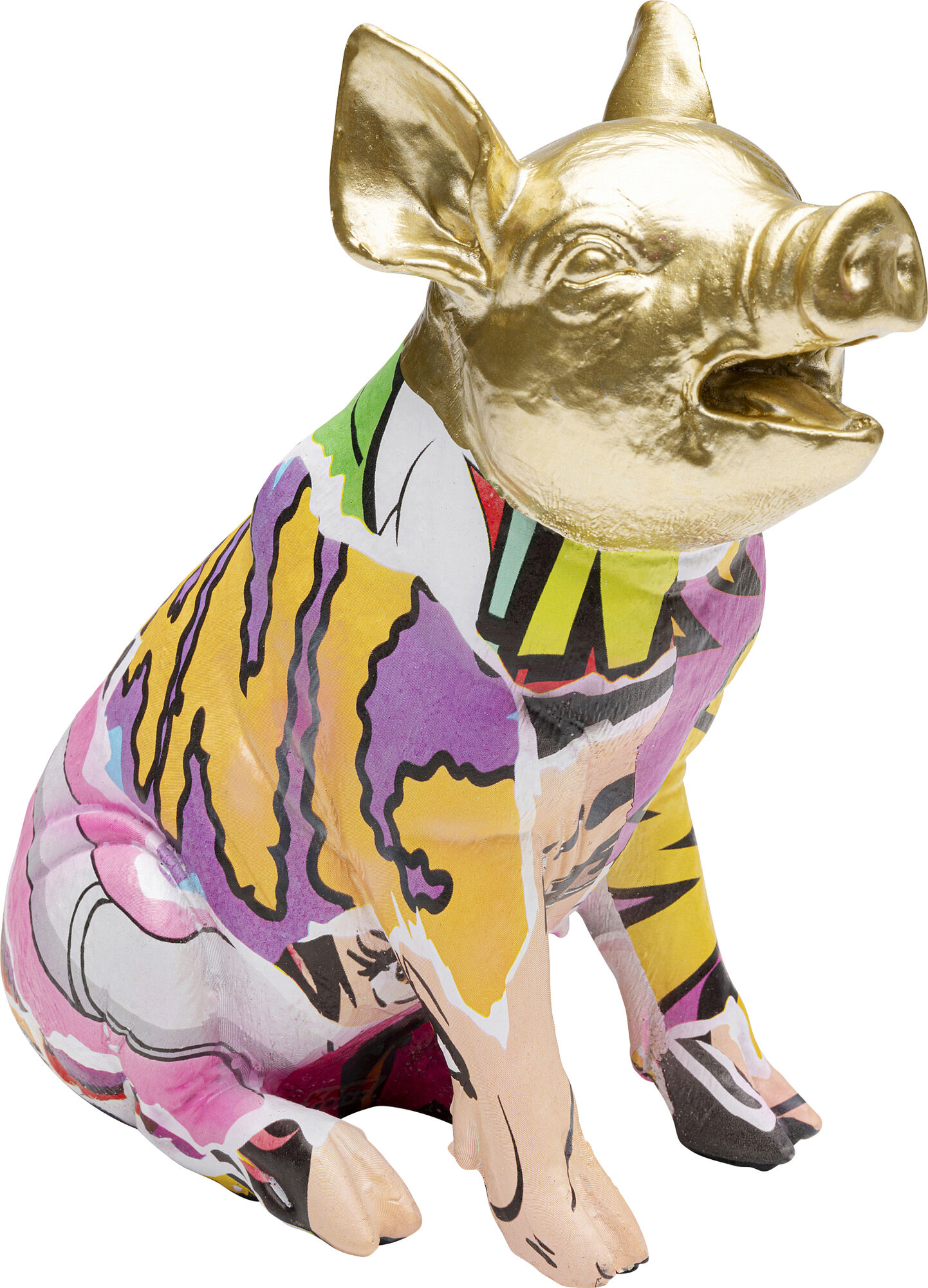 Deko Figur Graffiti Pig 20cm