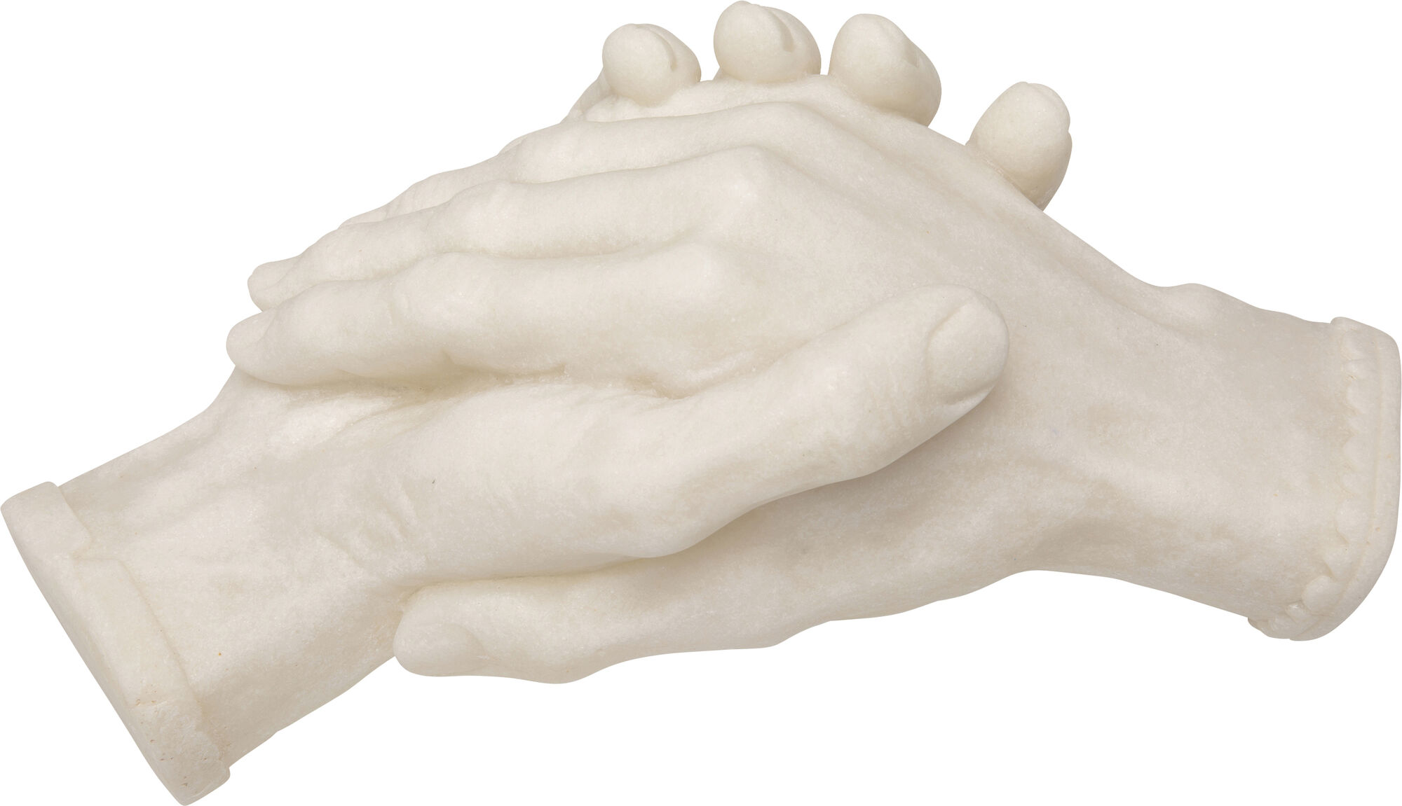 Deko Objekt Shake Hands Weiß 25cm