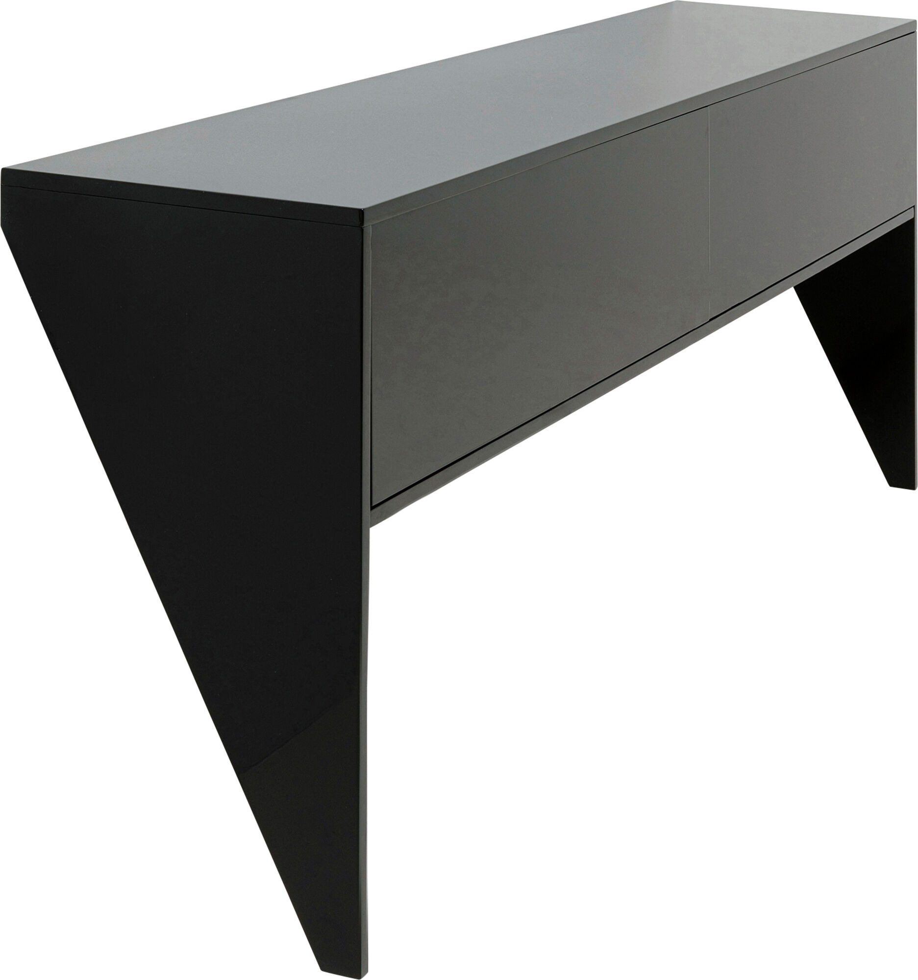 Konsole High Heel 200cm Schwarz