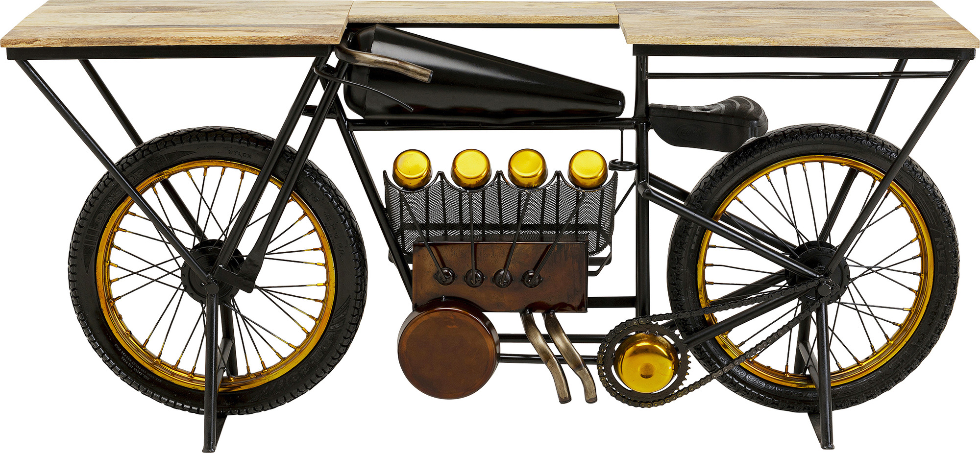 Konsole Motorbike Schwarz