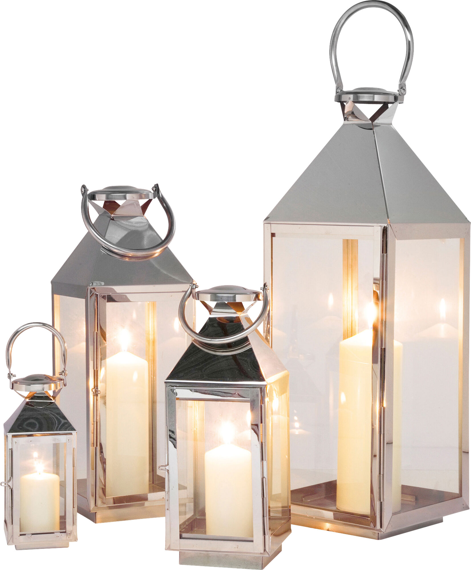 Laterne Giardino Silver (4/Set)