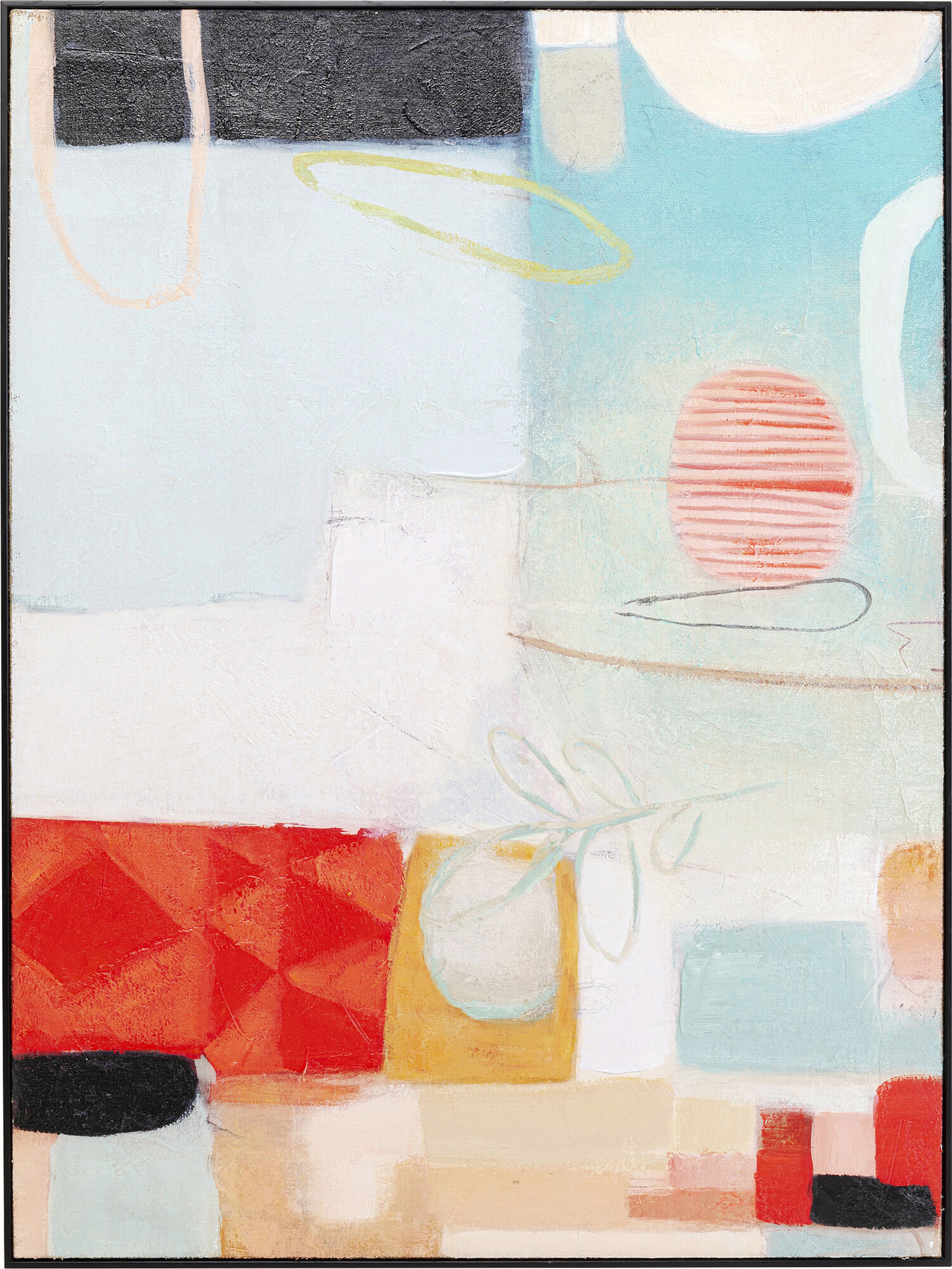 Leinwandbild Allegro Circles 120x90cm