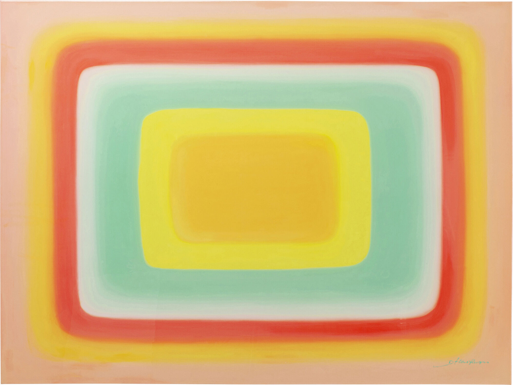 Leinwandbild Tendency Gelb 120x160cm