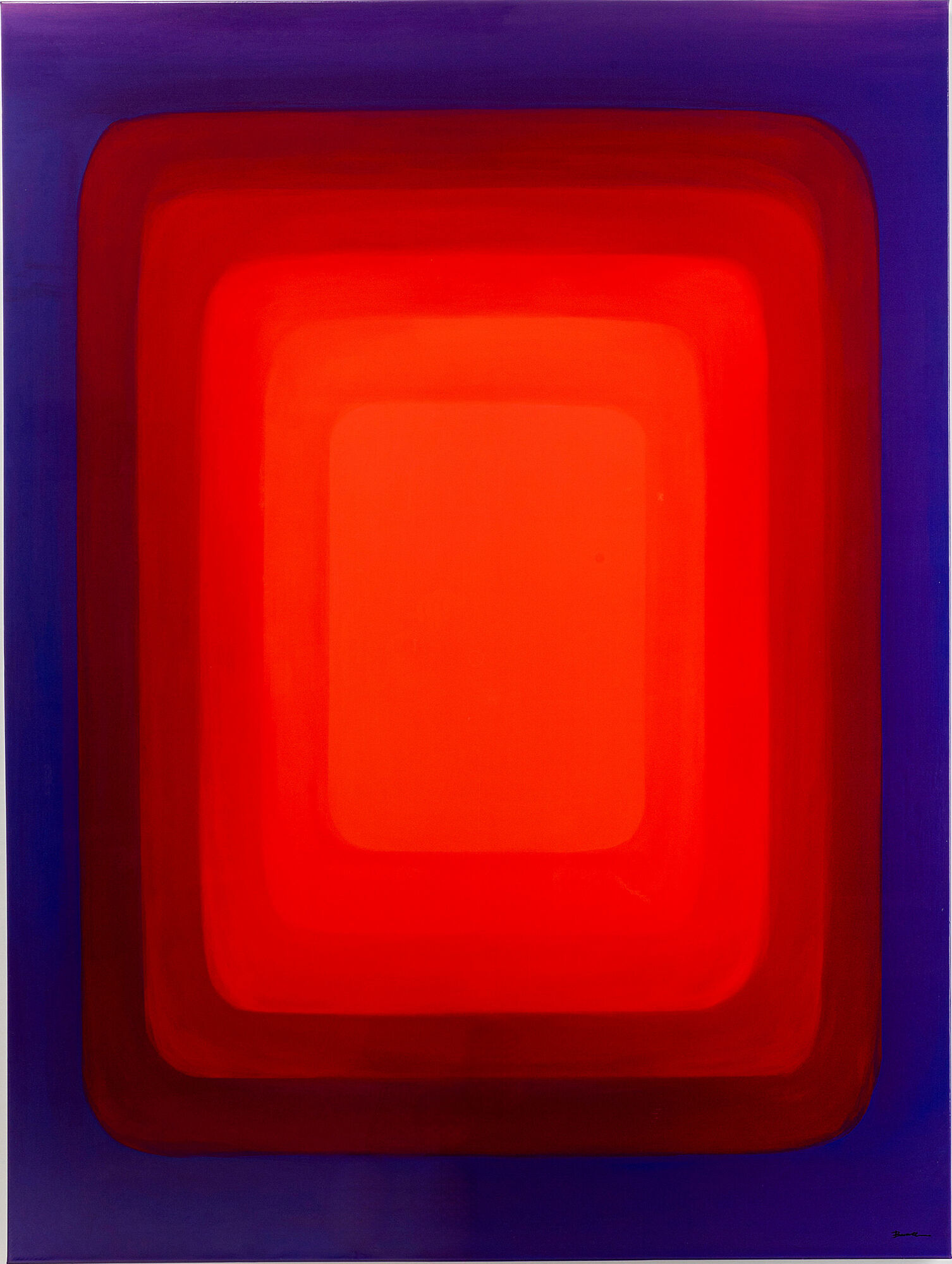 Leinwandbild Tendency Rot 120x160cm