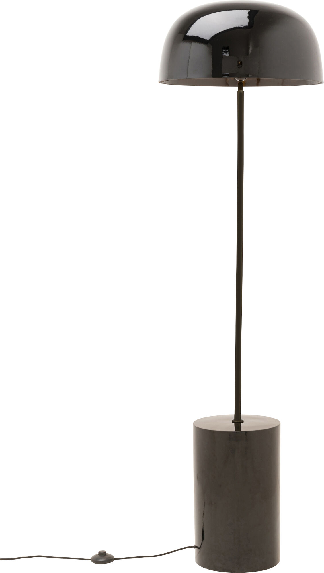 Stehlampe Loungy Schwarz 160cm