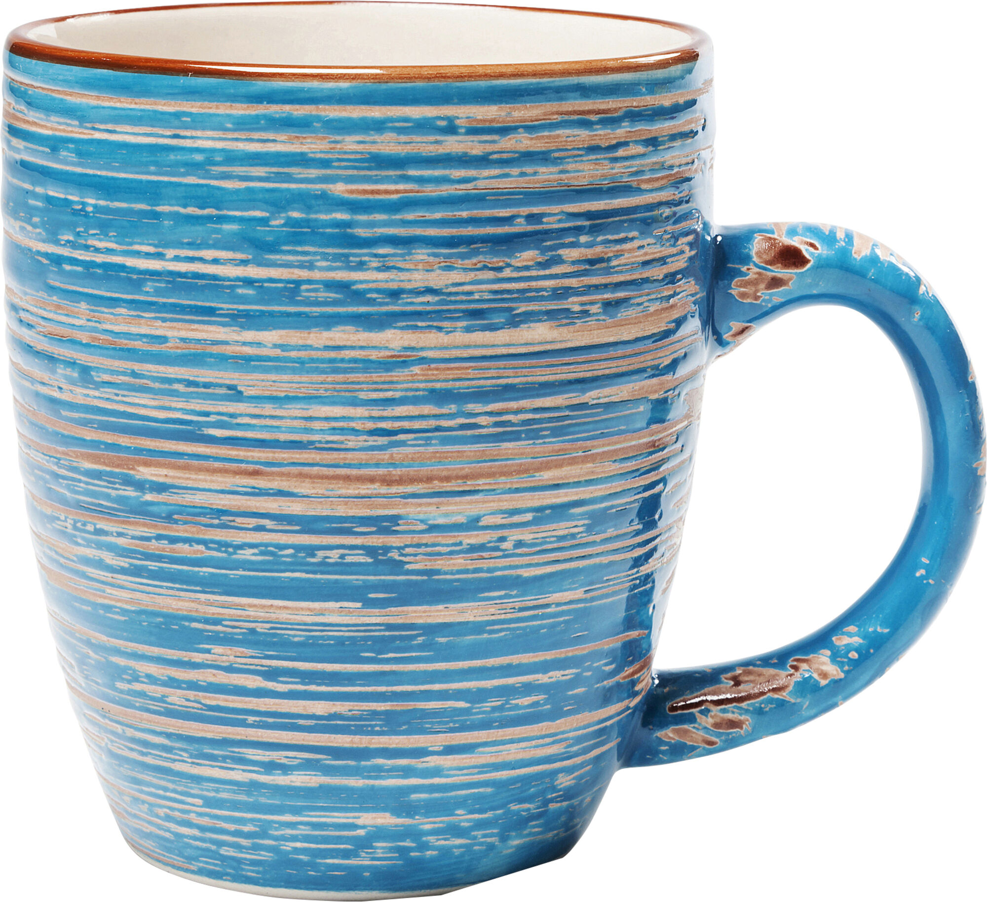 Tasse Swirl Blau