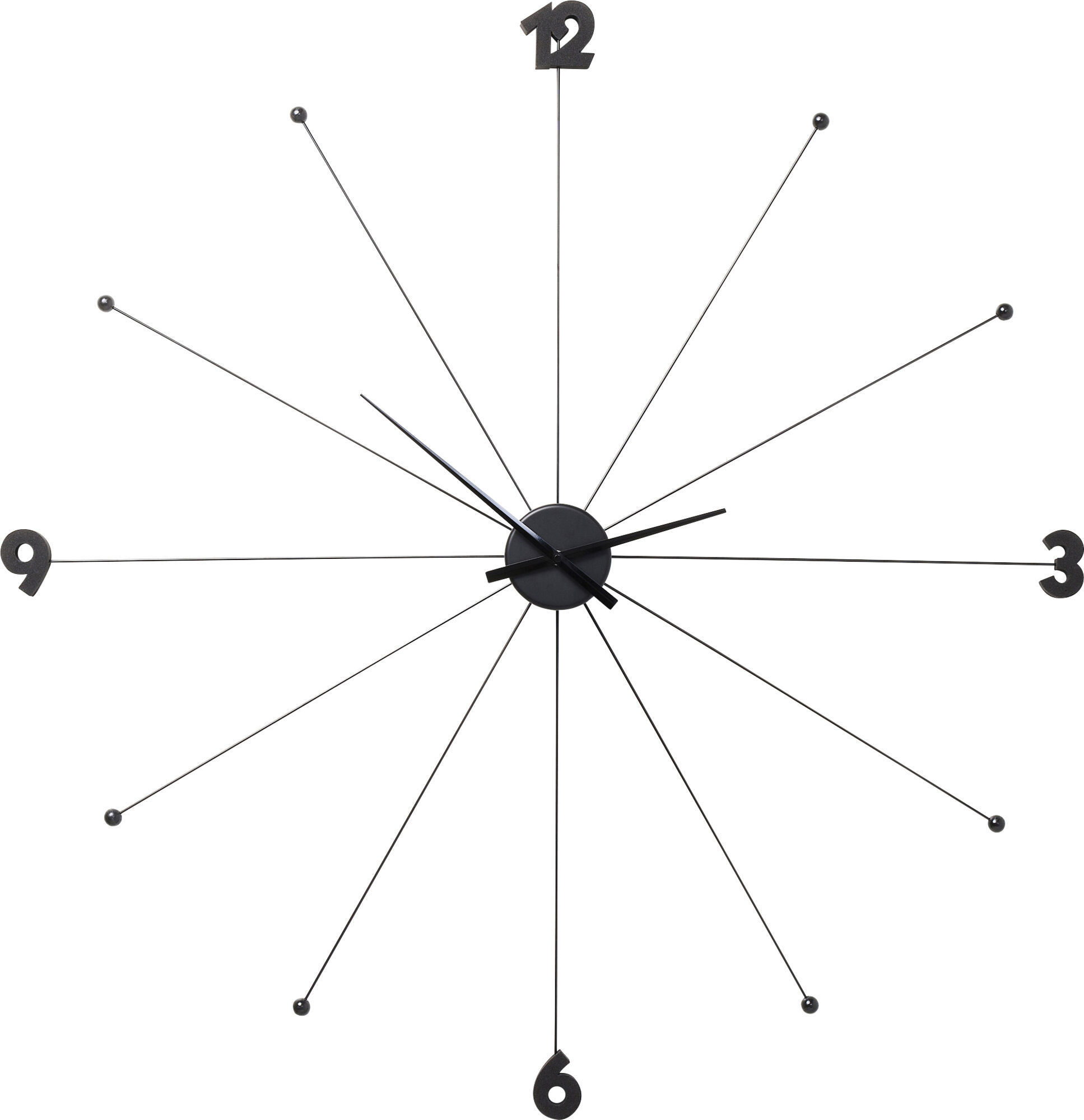 Wanduhr Like Umbrella Black