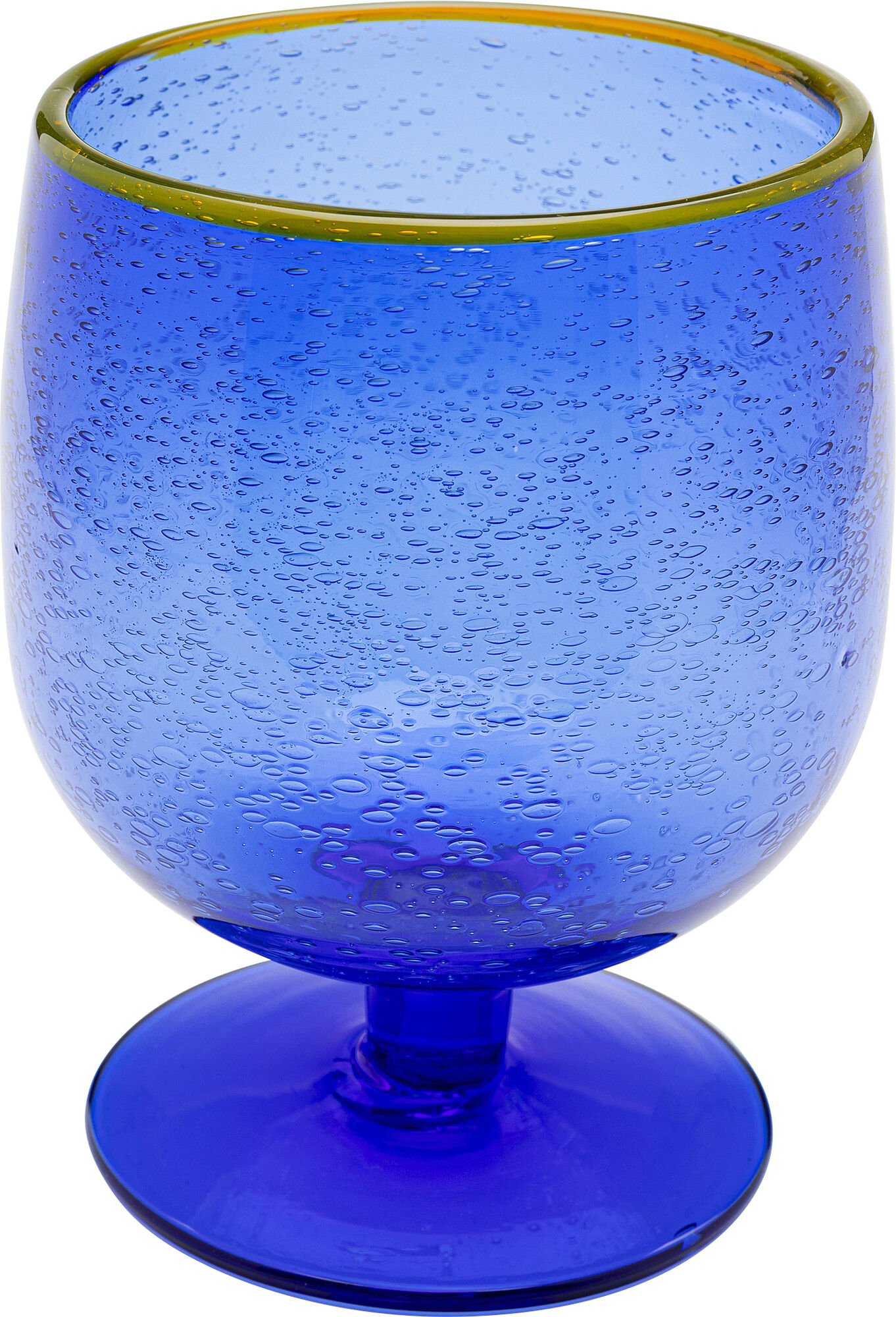Weinglas Bubbles Blau