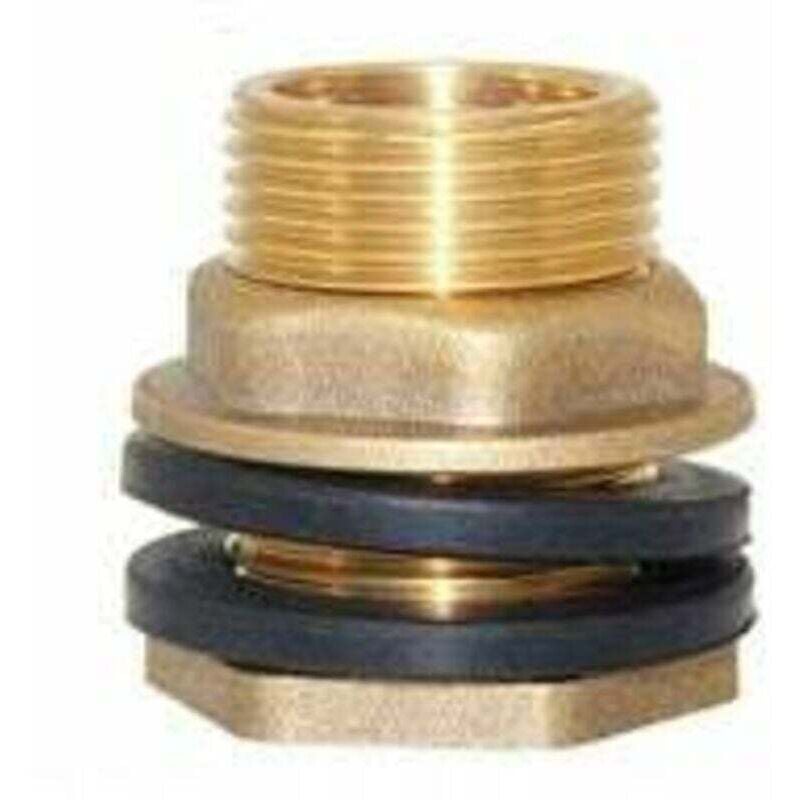 1-1/4' Female Male Solid Brass Water Tank Connector Bulkhead Tank Fitting LYLMBusiness & Industrie, Elektronik & Messung, Steckverbinder, Schalter &