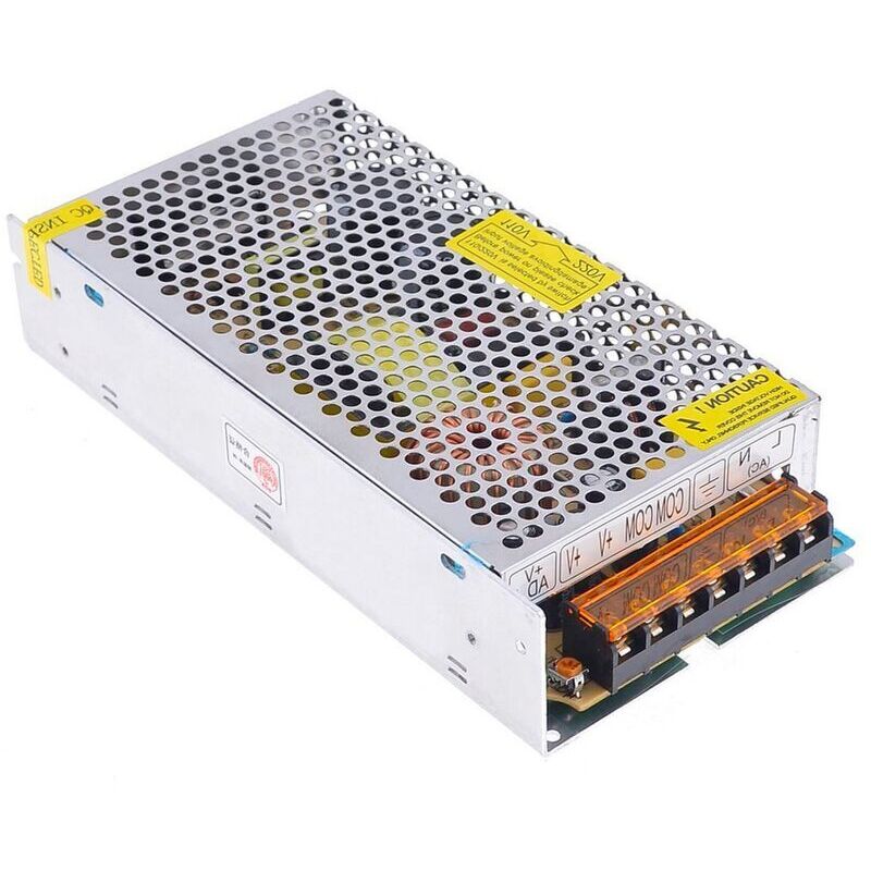 1 Einheit 12V Netzteil, 10A stabilisierter Transformator, 120W LED-Netzteil für Lichtleisten und Überwachungskameras