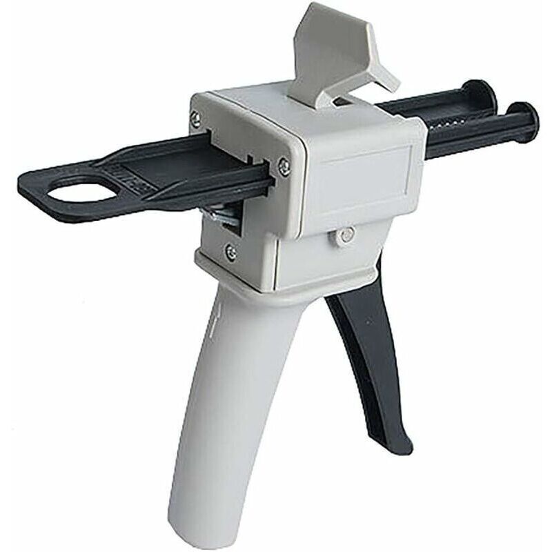 1 Epoxidharz-Dosierpistole, manueller Applikator AB für 50-ml-Kartuschen, Mischungsverhältnis 2:1, ideal für Heimwerker und professionelle Reparaturen