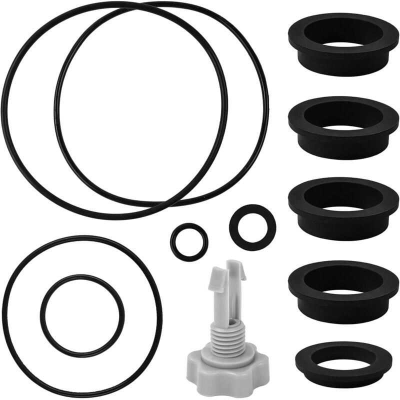 1 Packung (12 Stück) Dichtungen für Poolfilterpumpen, Ersatz für O-Ringe von Intex 25013, passend für Intex Krystal Clear Sandfilterpumpe für