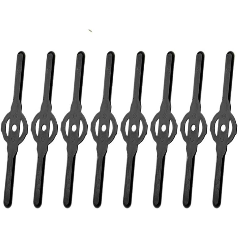 1 Satz Kunststoffklingen für Gartenrasenmäher, elektrische Rasentrimmer-Sets, Akku-Rasentrimmer (20 Stück)