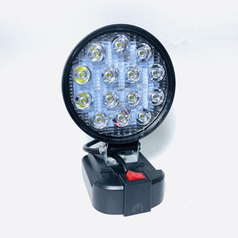 1 Stück Akku Lampe für Makita 18v, LED Arbeitsleuchte Akku LED Strahler Tragbares Flutlichter Baustellen Lampe Taschenlampe Scheinwerfer für Makita